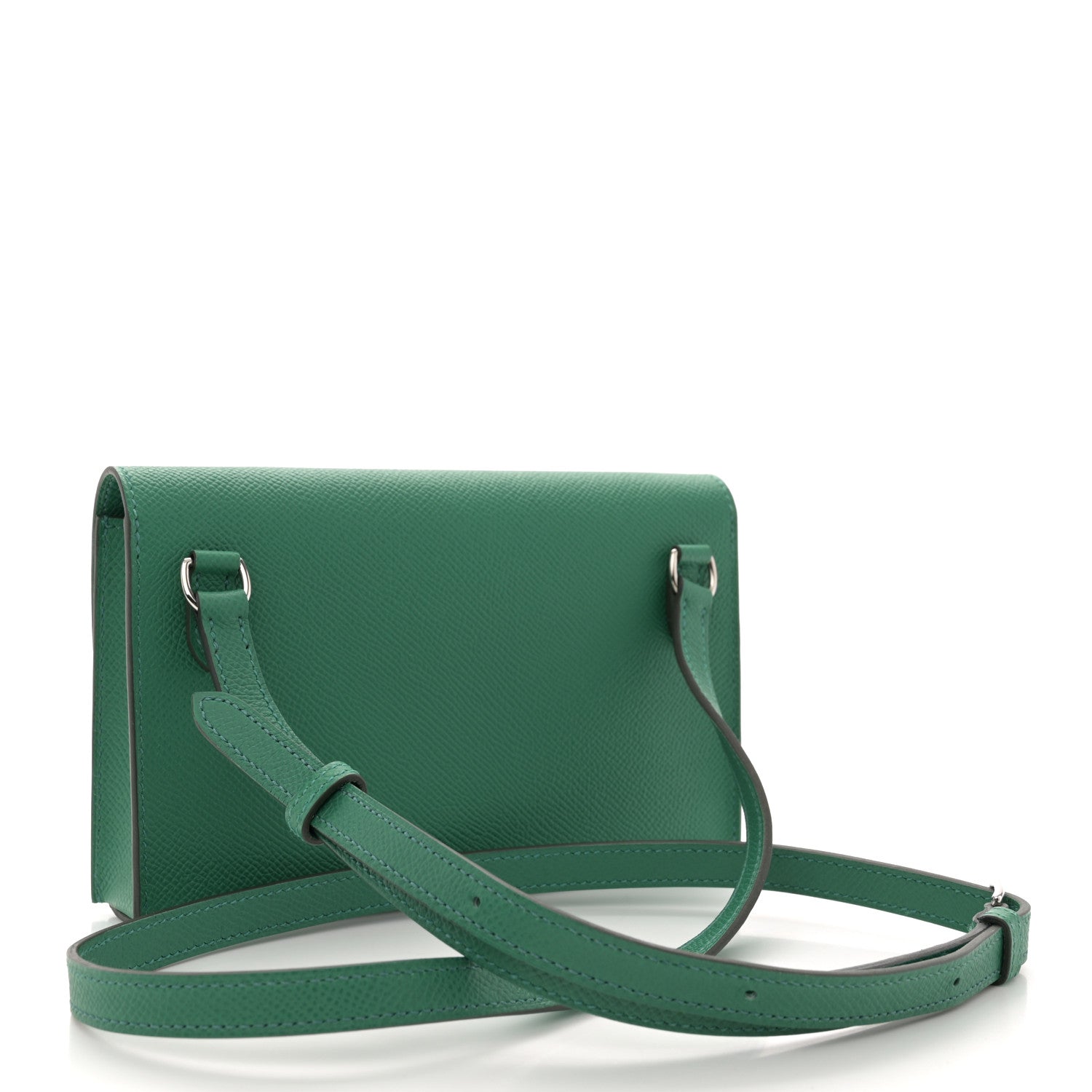 Hermes Epsom Hermesnap Wallet Vert Vertigo 3 of 11