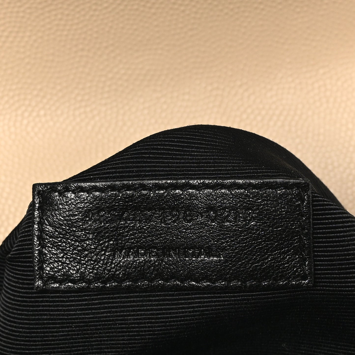 Grain De Poudre Matelasse Chevron Large Monogram Satchel Nude Powder