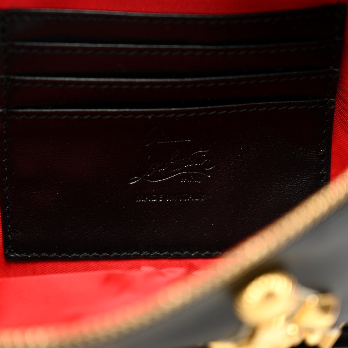 Calfskin Marie Jane Love Belt Bag Black Platine