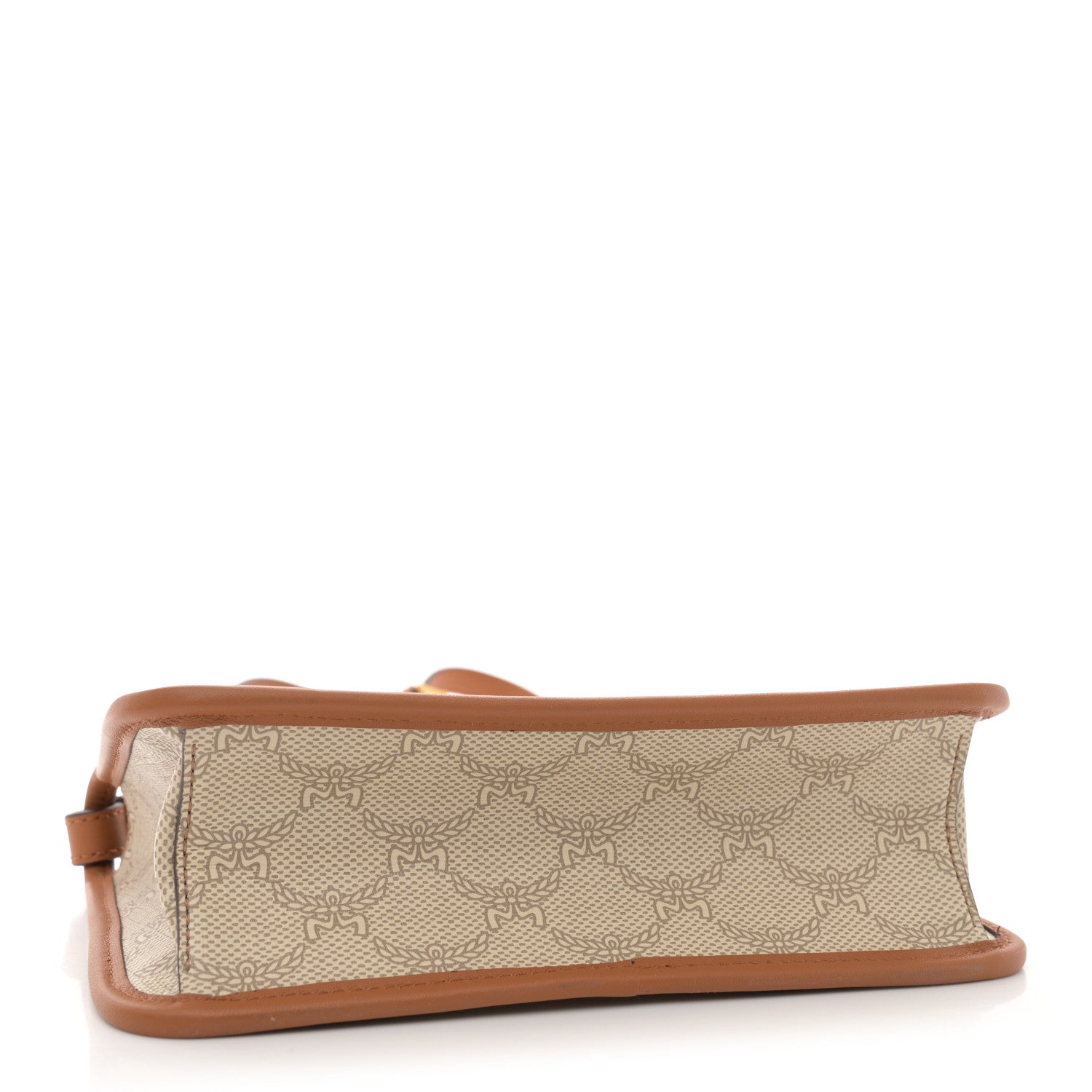 MCM Lauretos Nappa Small Himmel Crossbody Oatmeal 5 of 12