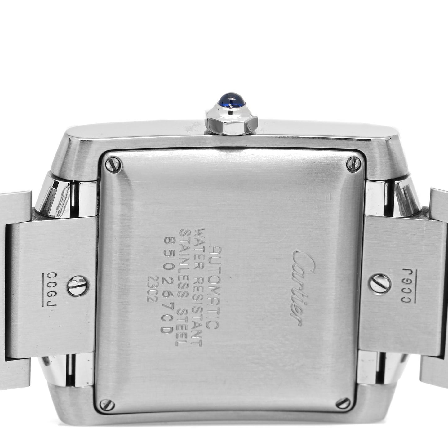 Stainless Steel 28mm Tank Francaise Automatic Watch