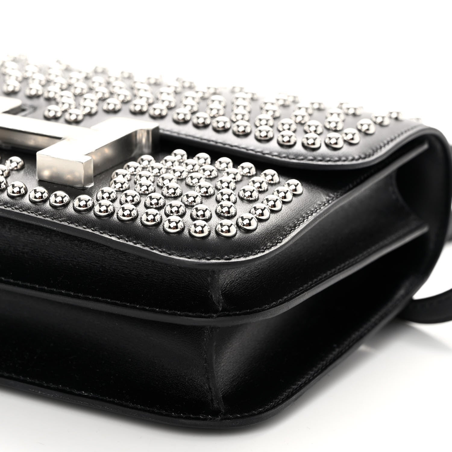 Hermes Box Studded Clouté Constance 18 Black 11 of 12
