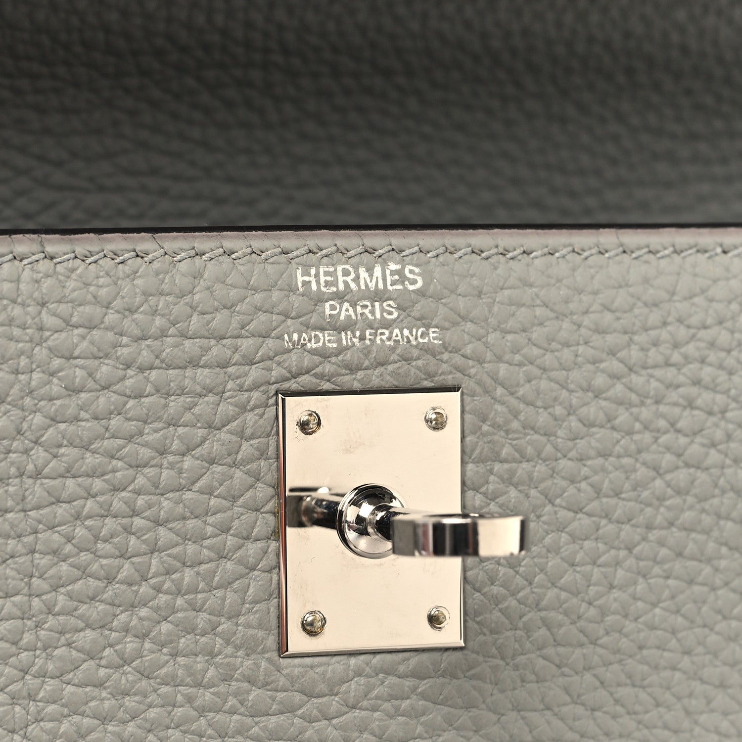 Hermes Togo Kelly Retourne 25 Gris Mouette 6 of 12