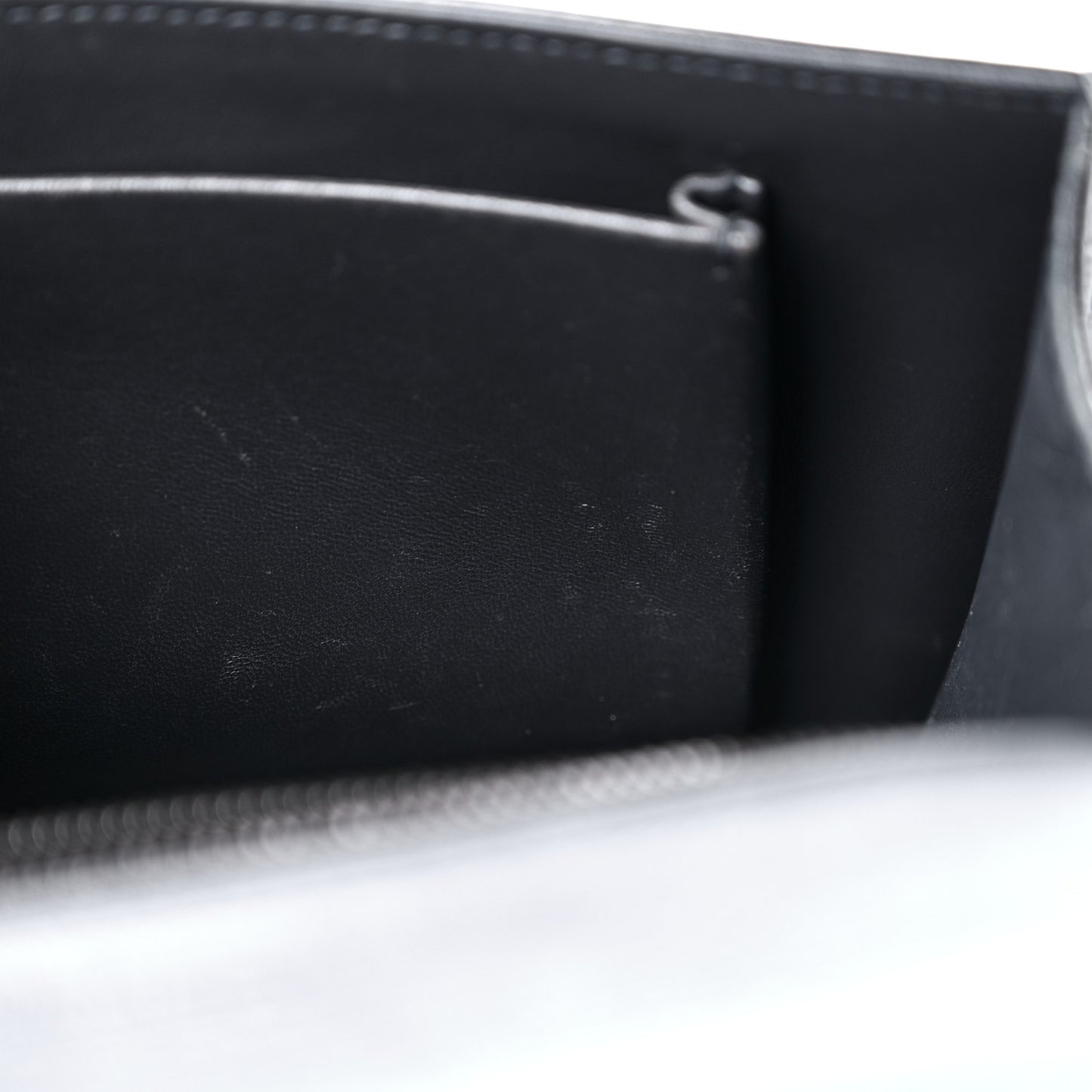 Metallic Patent Micro-Cannage Medium Diorama Flap Bag Onyx Black