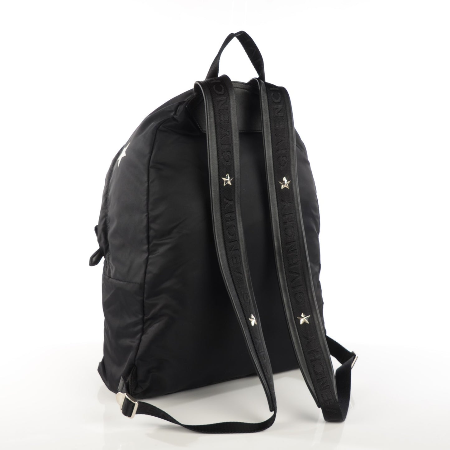 Nylon Rottweiler Print Backpack Black