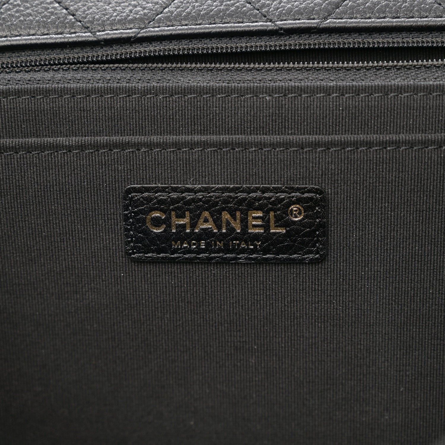 Chanel Grained Calfskin Quilted XXL Travel Flap Bag Black 6 of 10