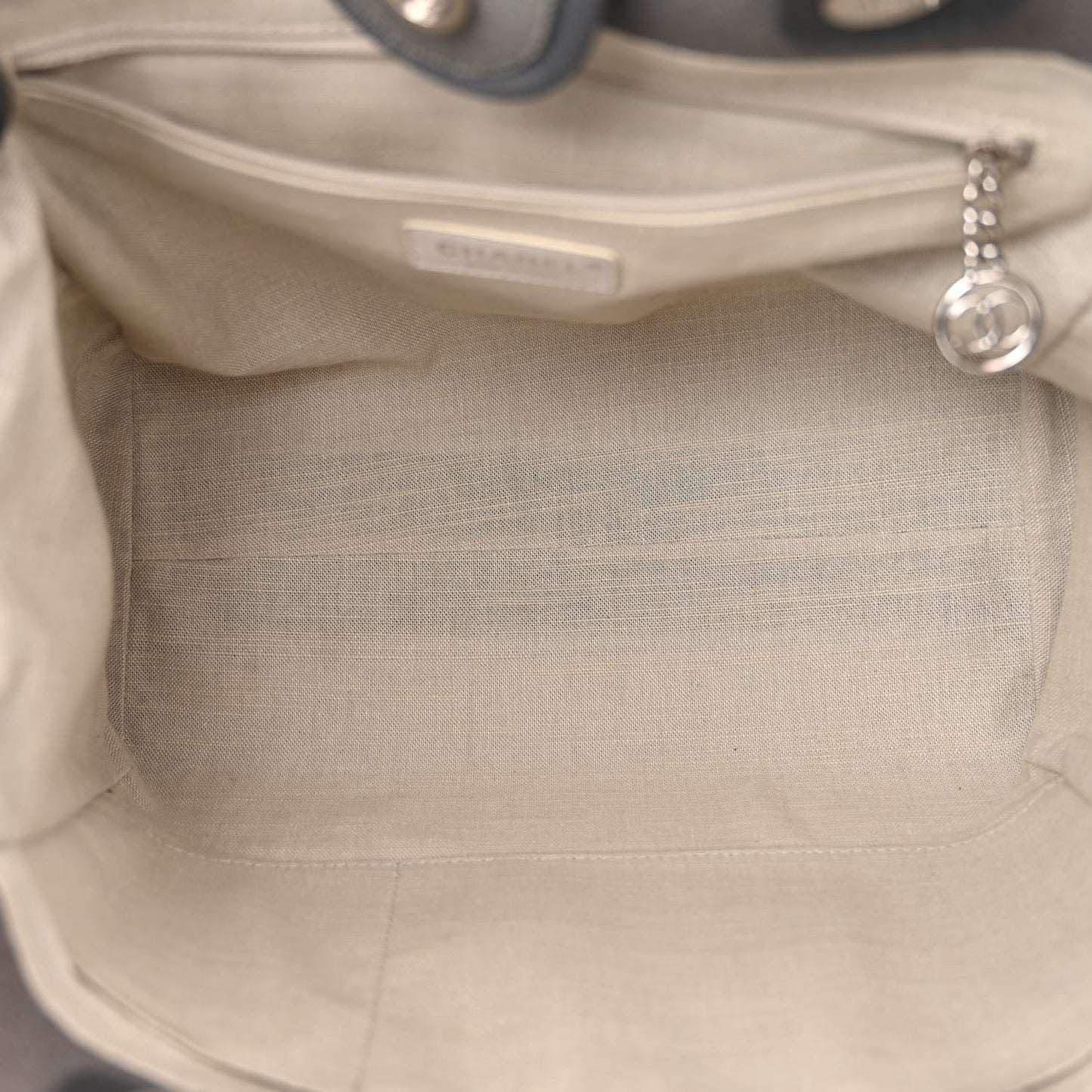 Mixed Fibers Small Deauville Tote Grey