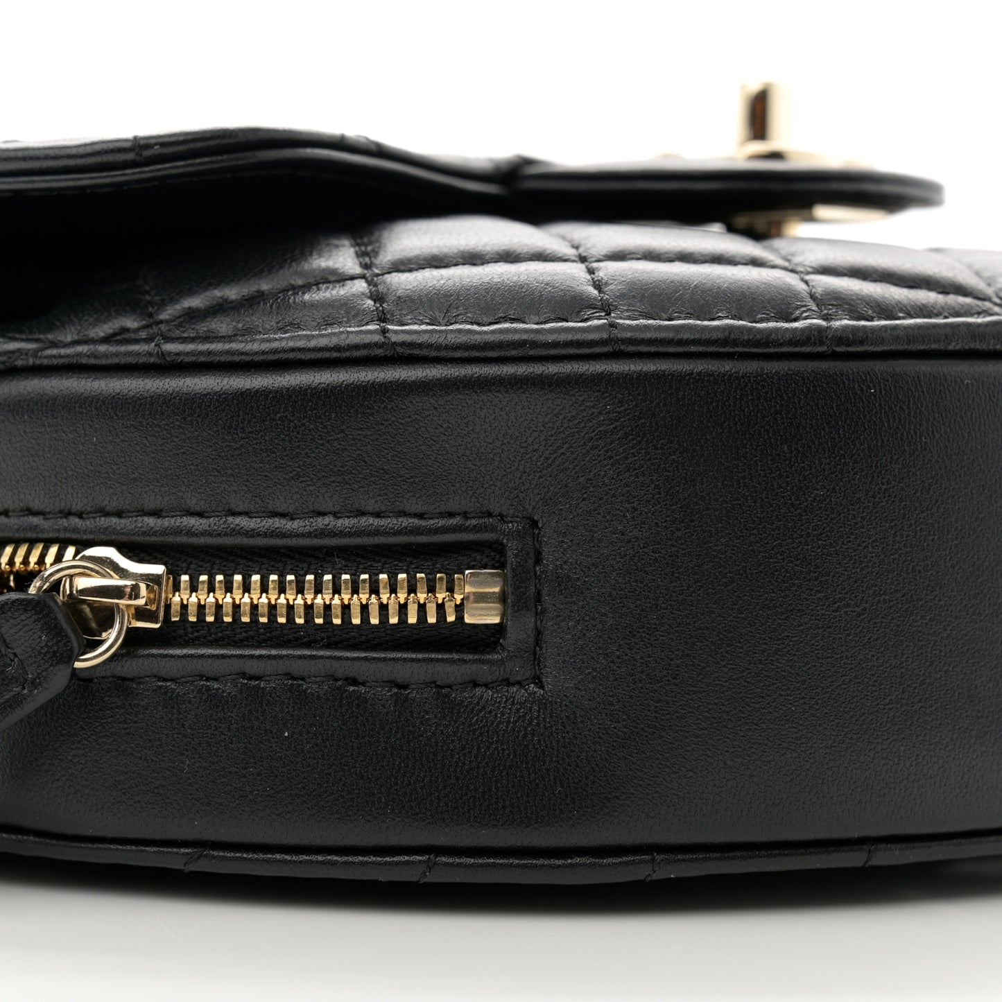 Lambskin Quilted CC In Love Heart Bag Black