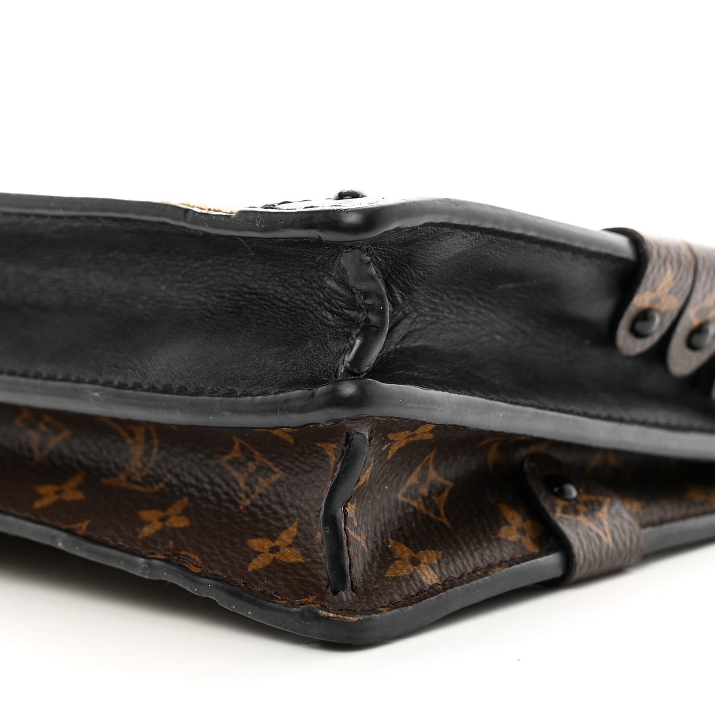 Reverse Monogram Trunk Clutch