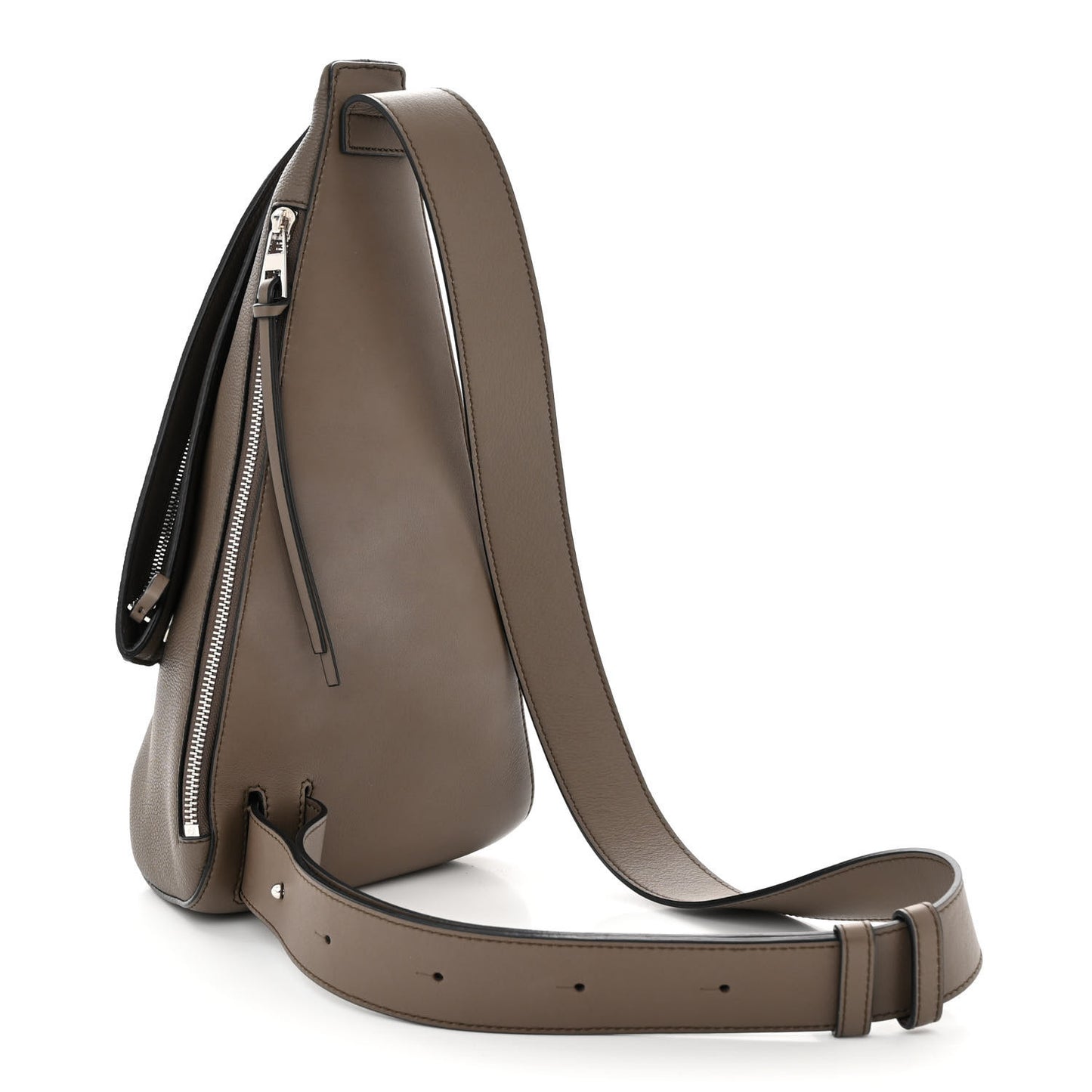 Soft Grained Calfskin Anton Sling Taupe