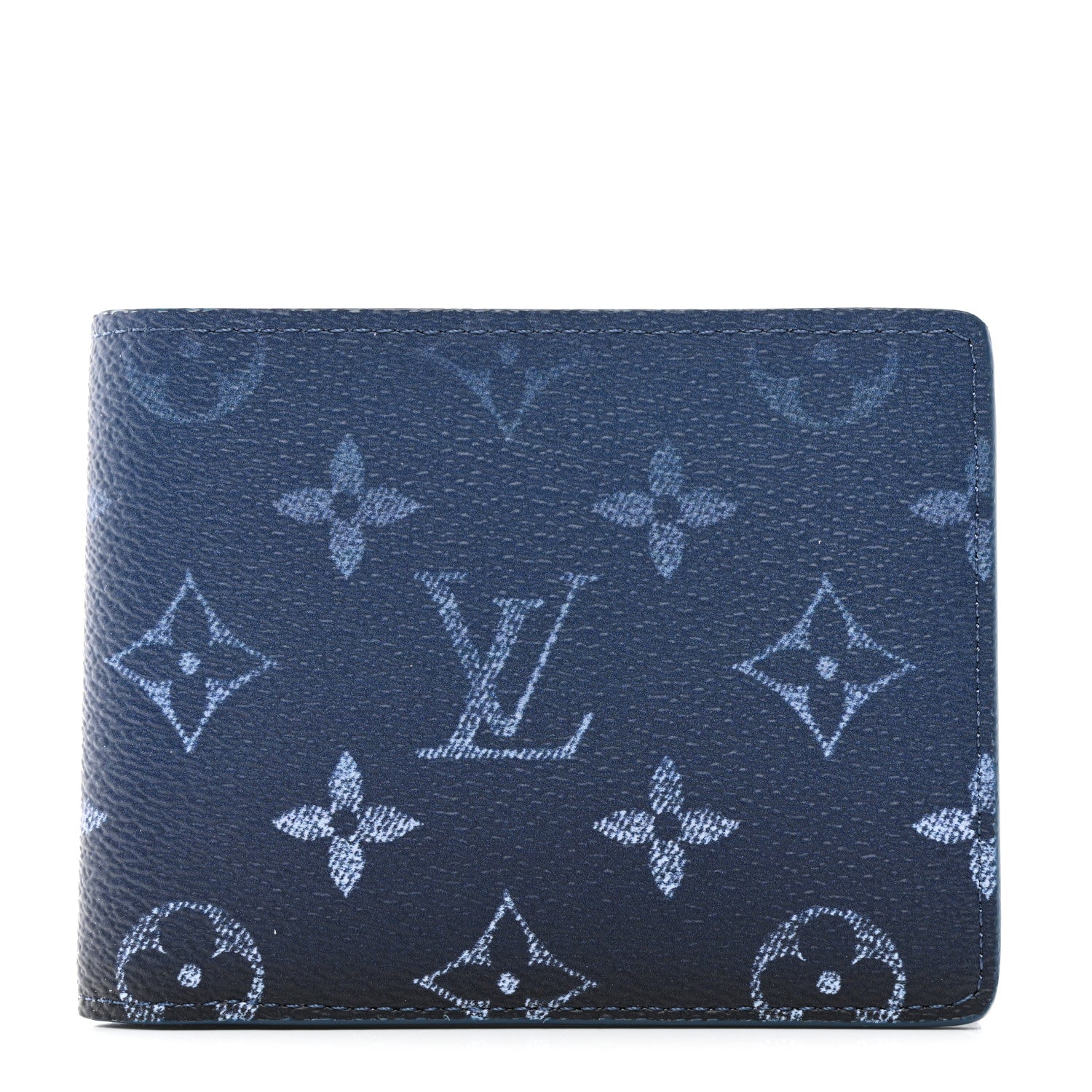 Louis Vuitton Monogram Gradient Multiple Wallet Navy Blue 1551672
