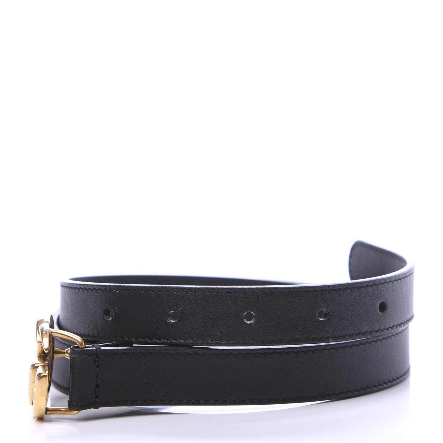 Calfskin Double G 20mm Belt 85 34 Black