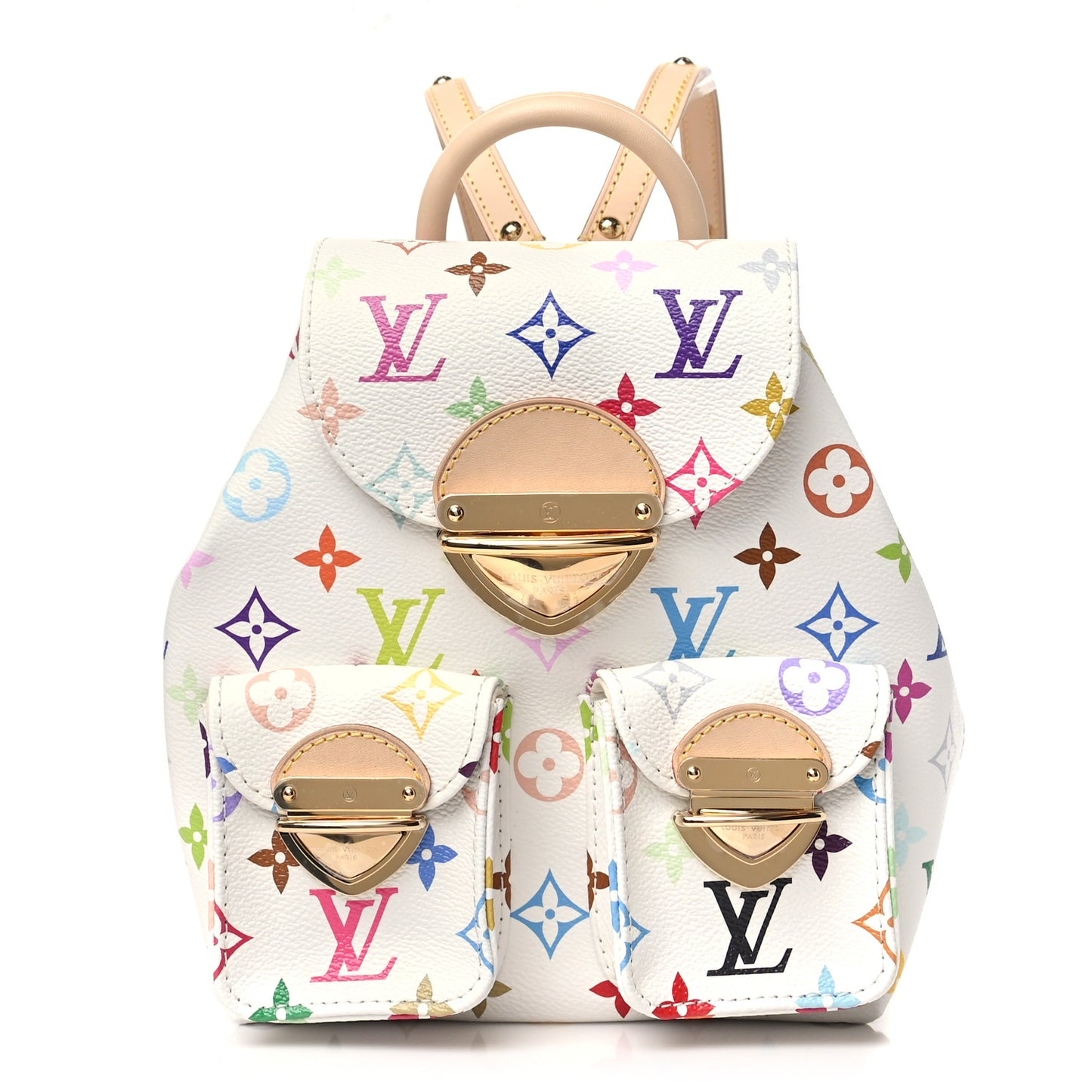 LV X TM Monogram Multicolor Venice Backpack White