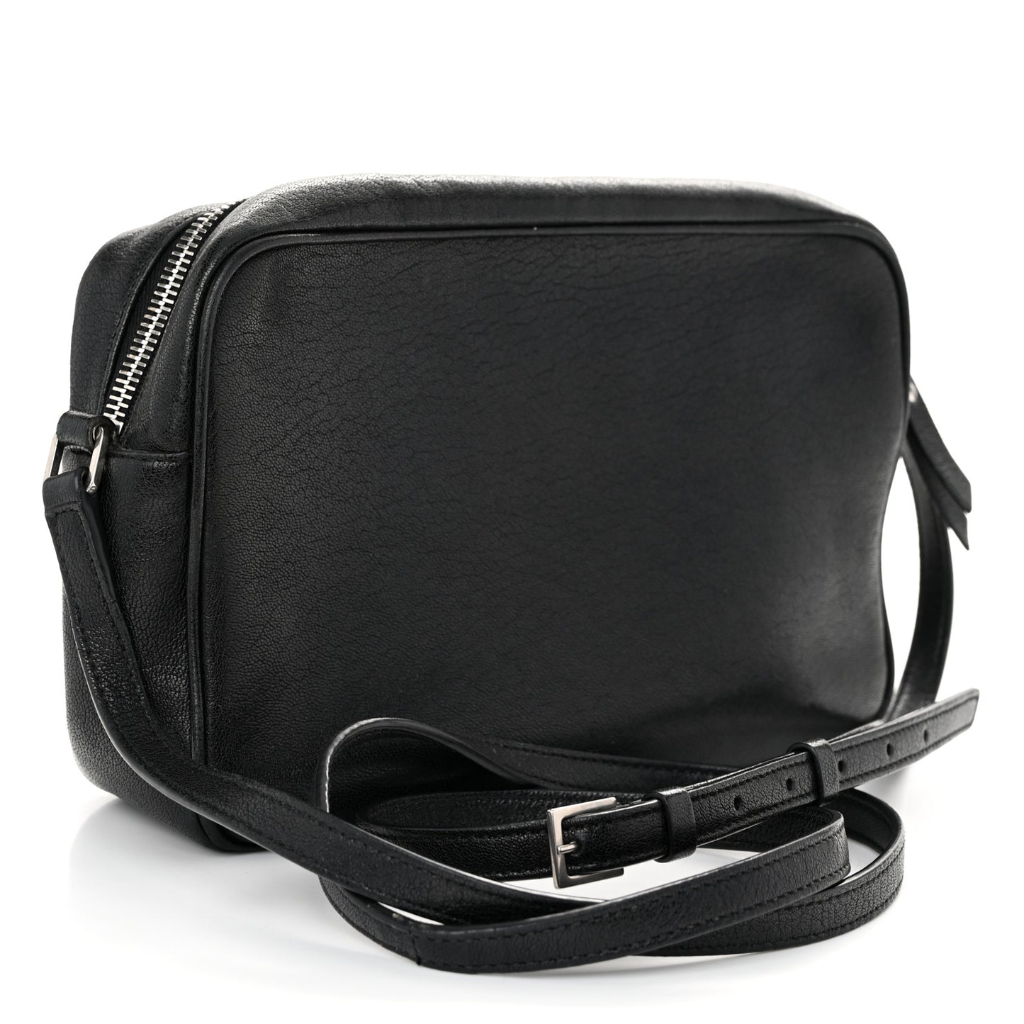Lambskin Monogram Small Lou Camera Bag Black