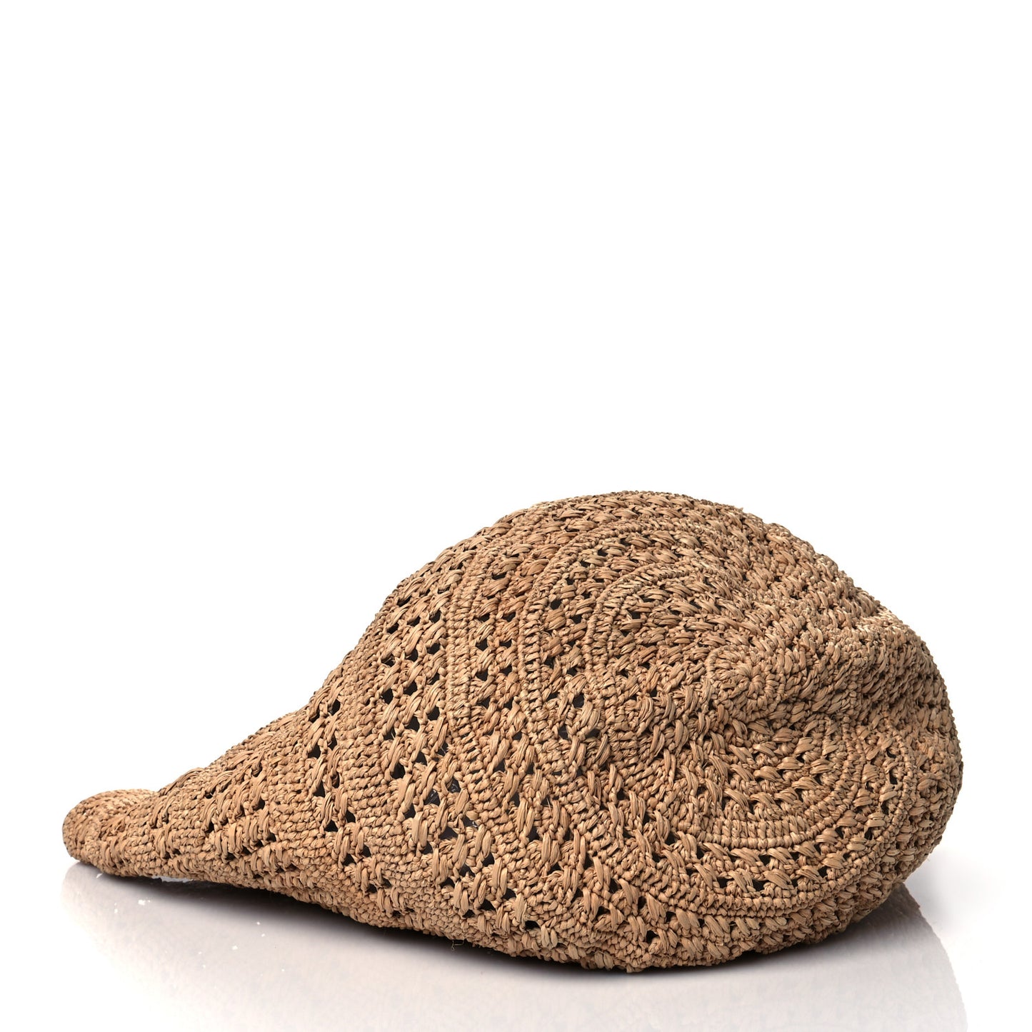 Raffia Calfskin Medium Panier Tote Naturel