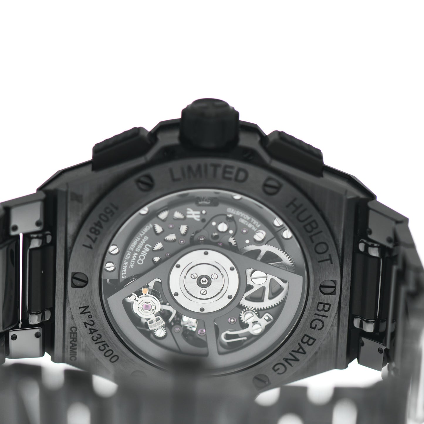 Ceramic 42mm Big Bang Integral Automatic Watch Black 451.CX.1140.CX