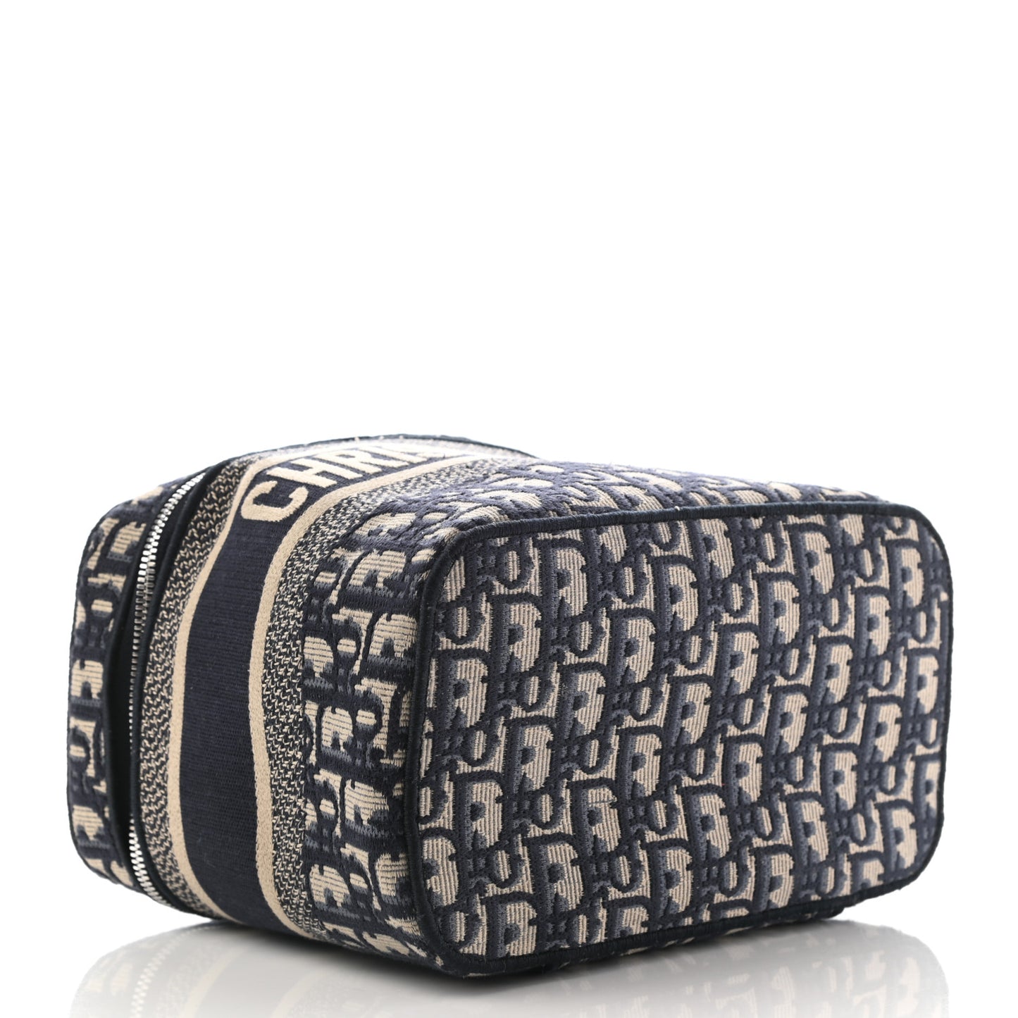 Oblique Diortravel Vanity Case Blue