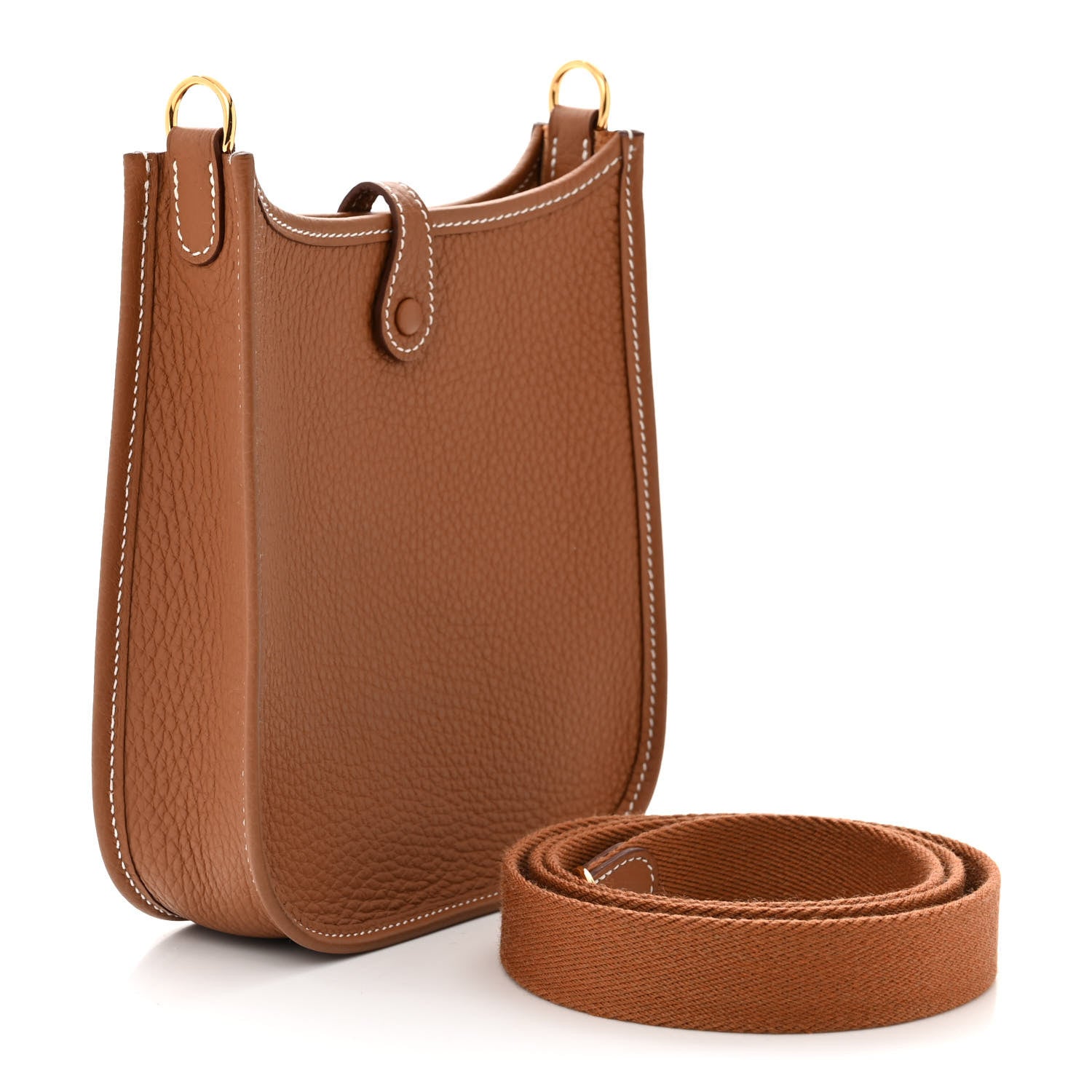 Hermes Taurillon Clemence Evelyne TPM Gold 3 of 11
