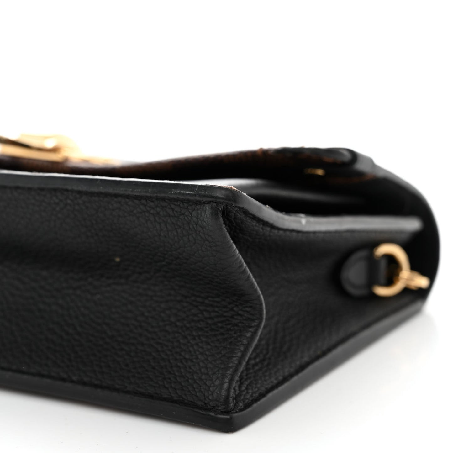 Damier Ebene Vavin Chain Wallet Black