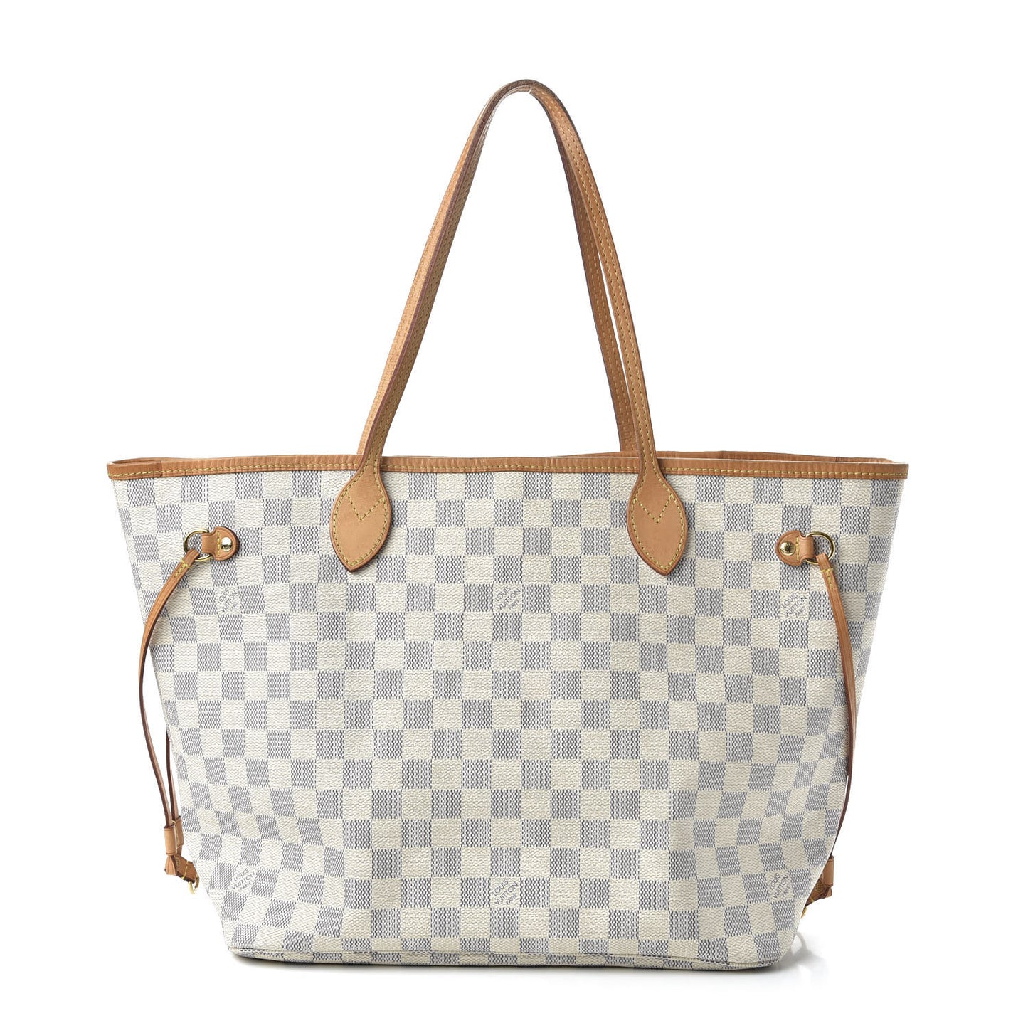 Damier Azur Neo Neverfull MM Rose Ballerine
