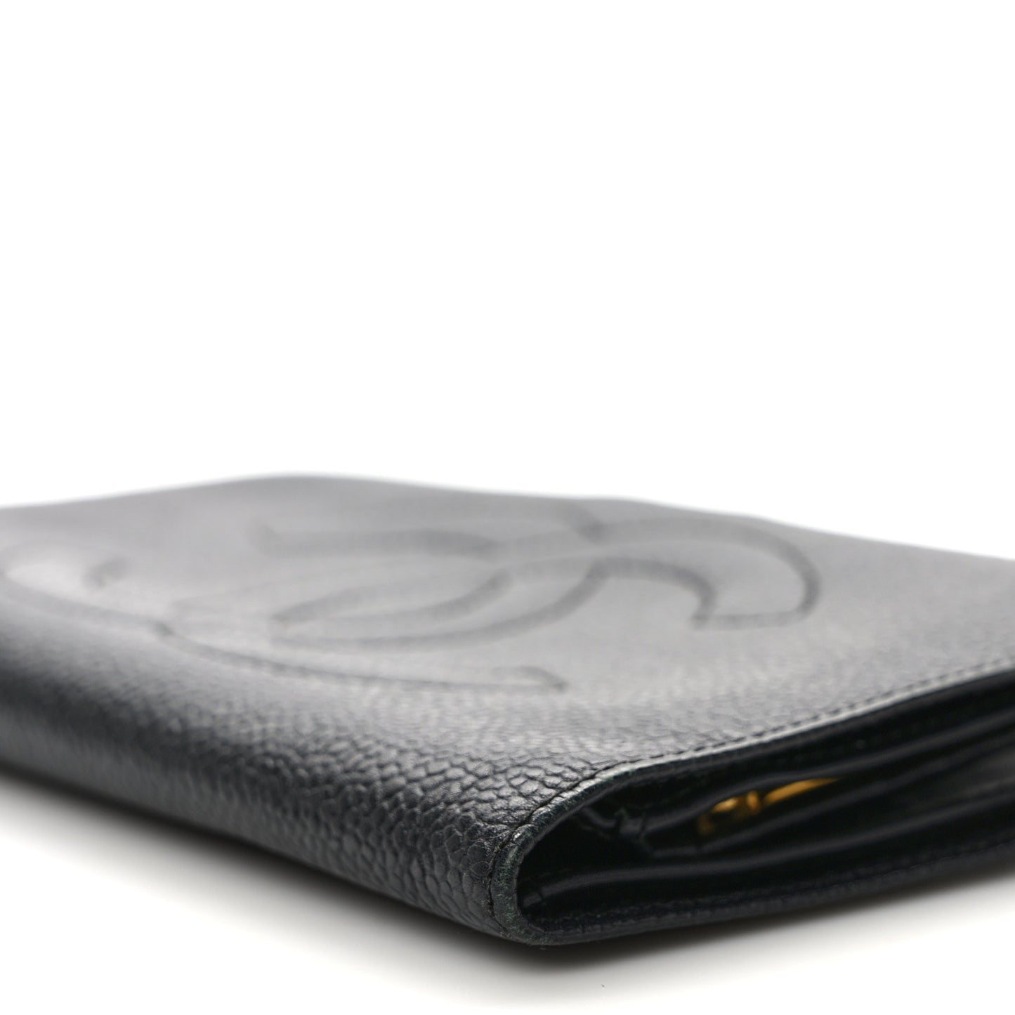 Caviar Timeless CC French Wallet Black