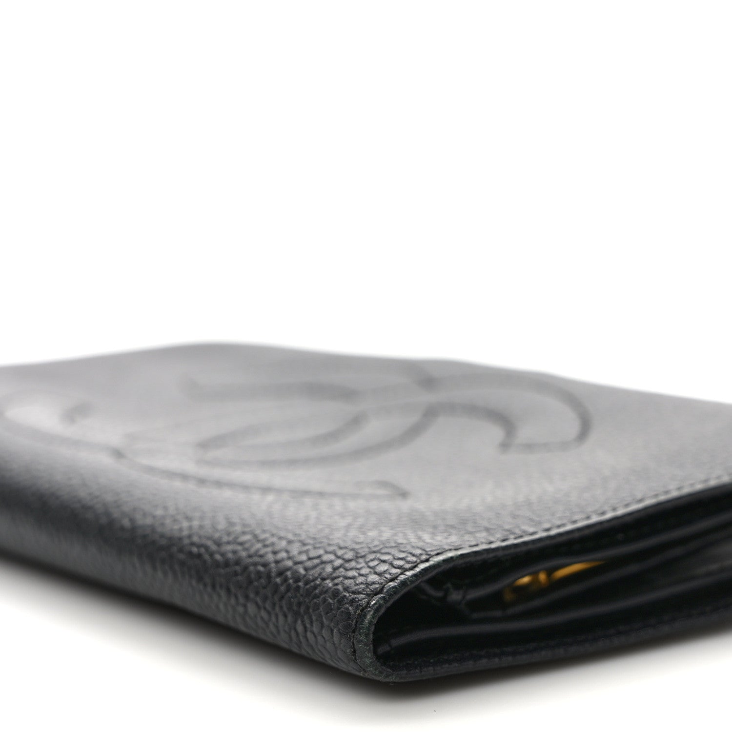 Chanel Caviar Timeless CC French Wallet Black 9 of 11