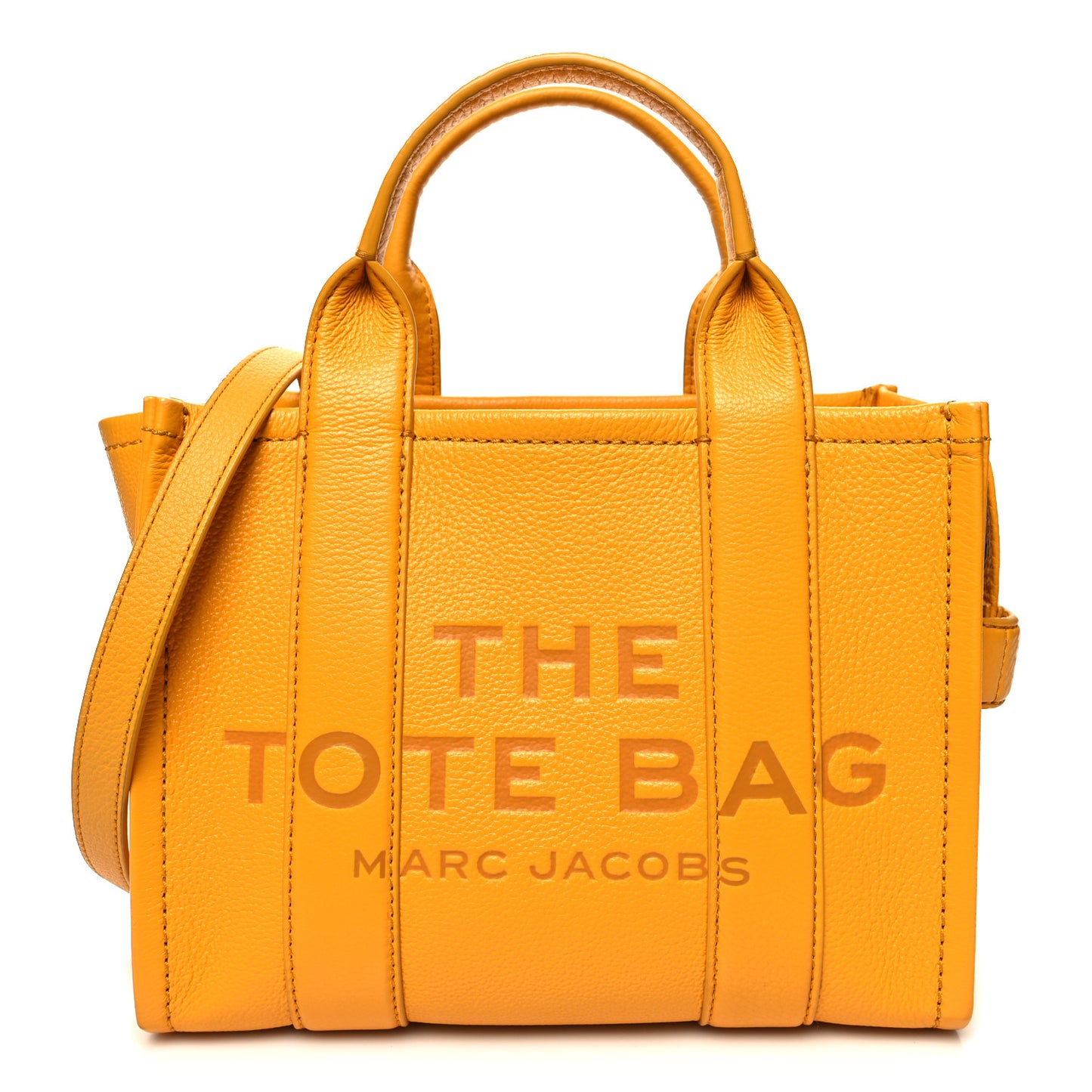 Grained Calfskin Small The Tote Bag Artisan Gold