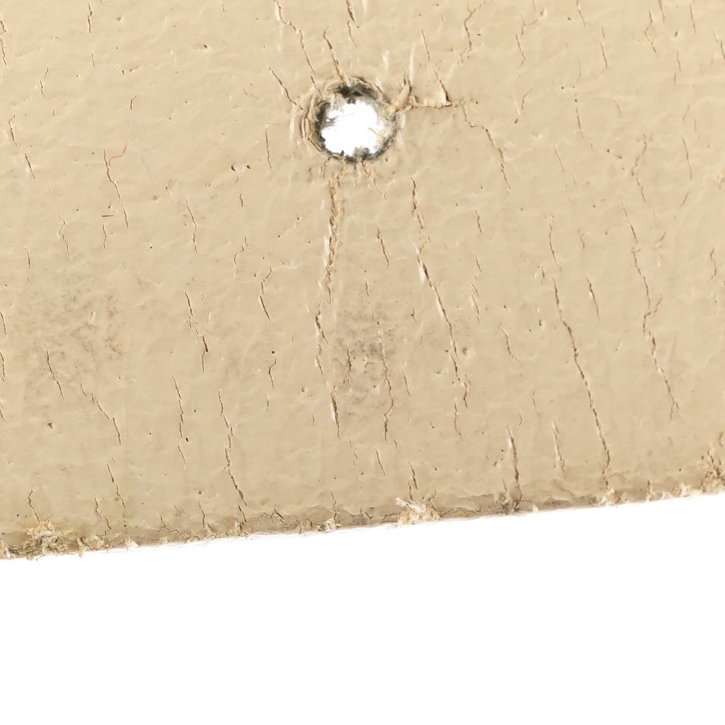 Calfskin Enamel CC Logo Belt 80 32 Light Beige