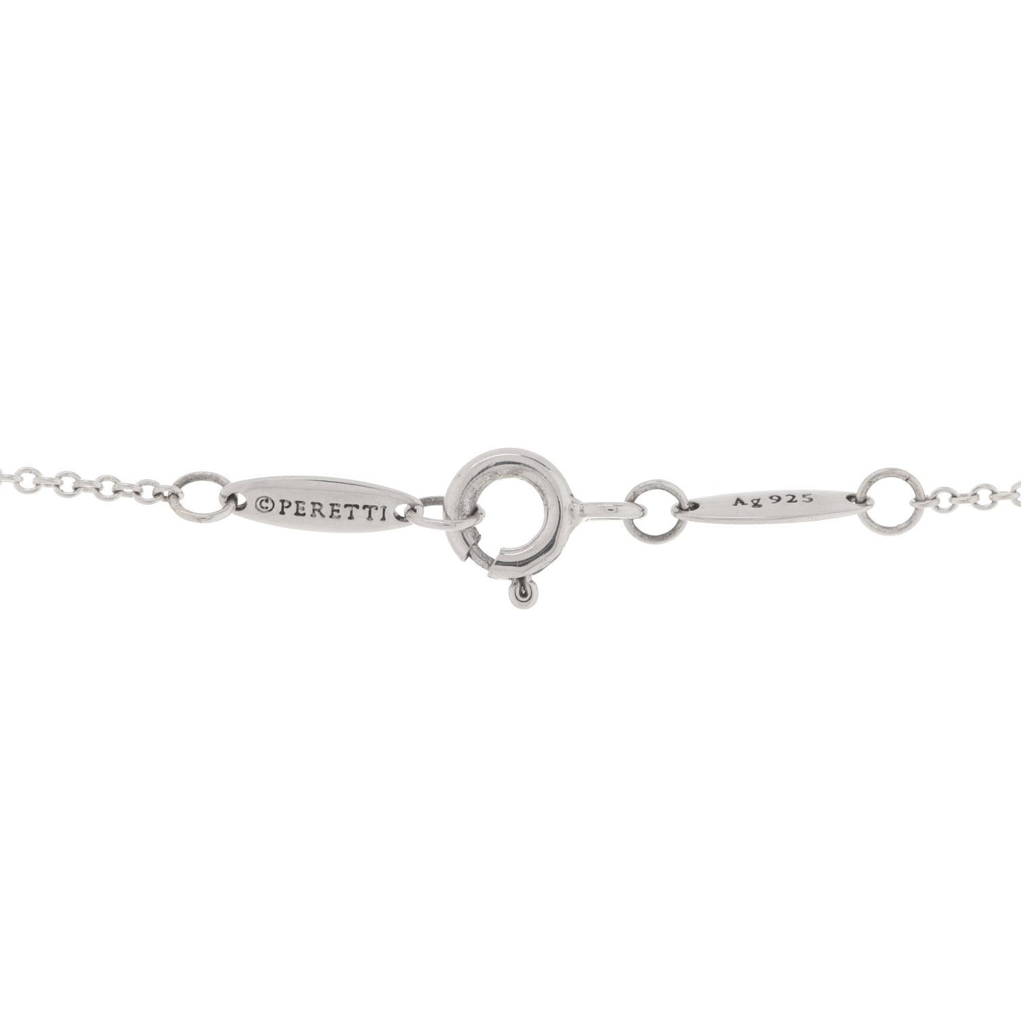 Sterling Silver Citrine Elsa Peretti Color By The Yard Pendant Necklace