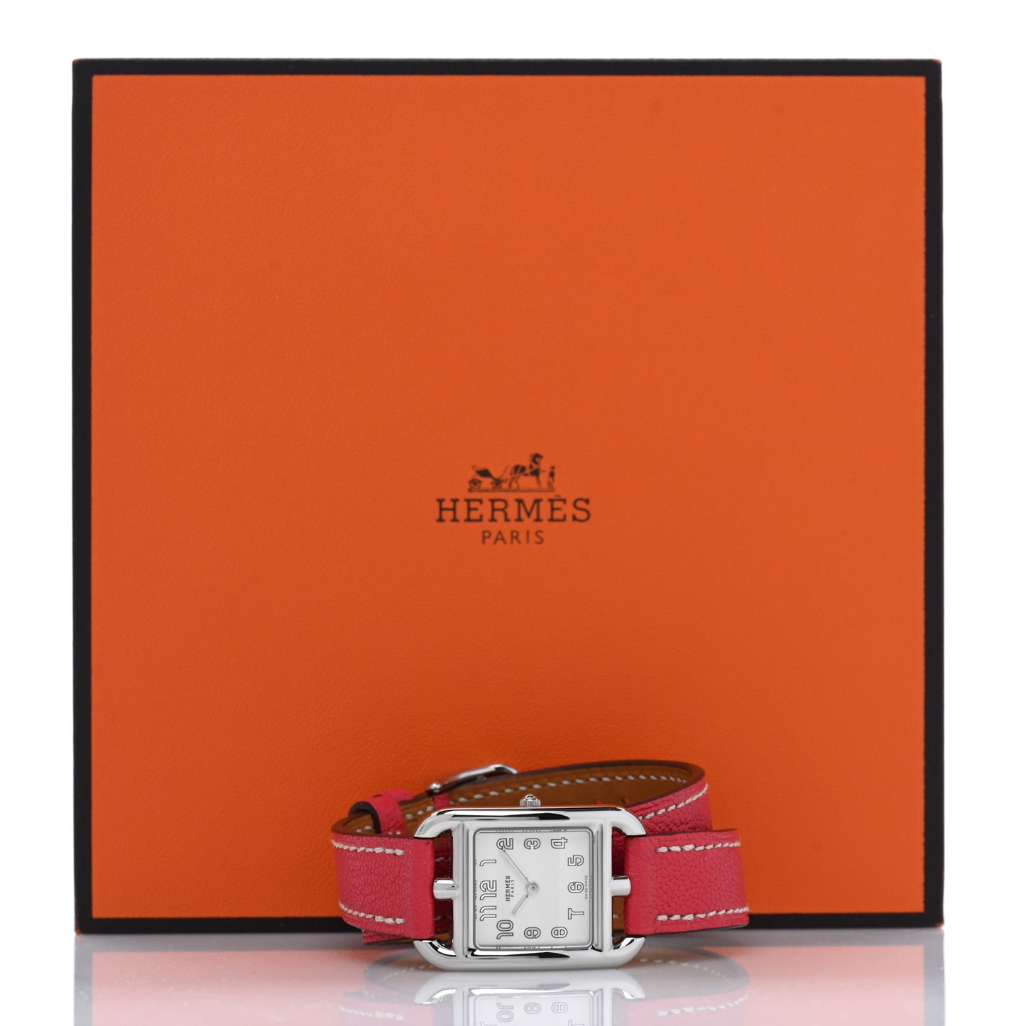 Stainless Steel Chevre Mysore 23mm Cape Cod Double Tour Quartz Watch Bougainvillier