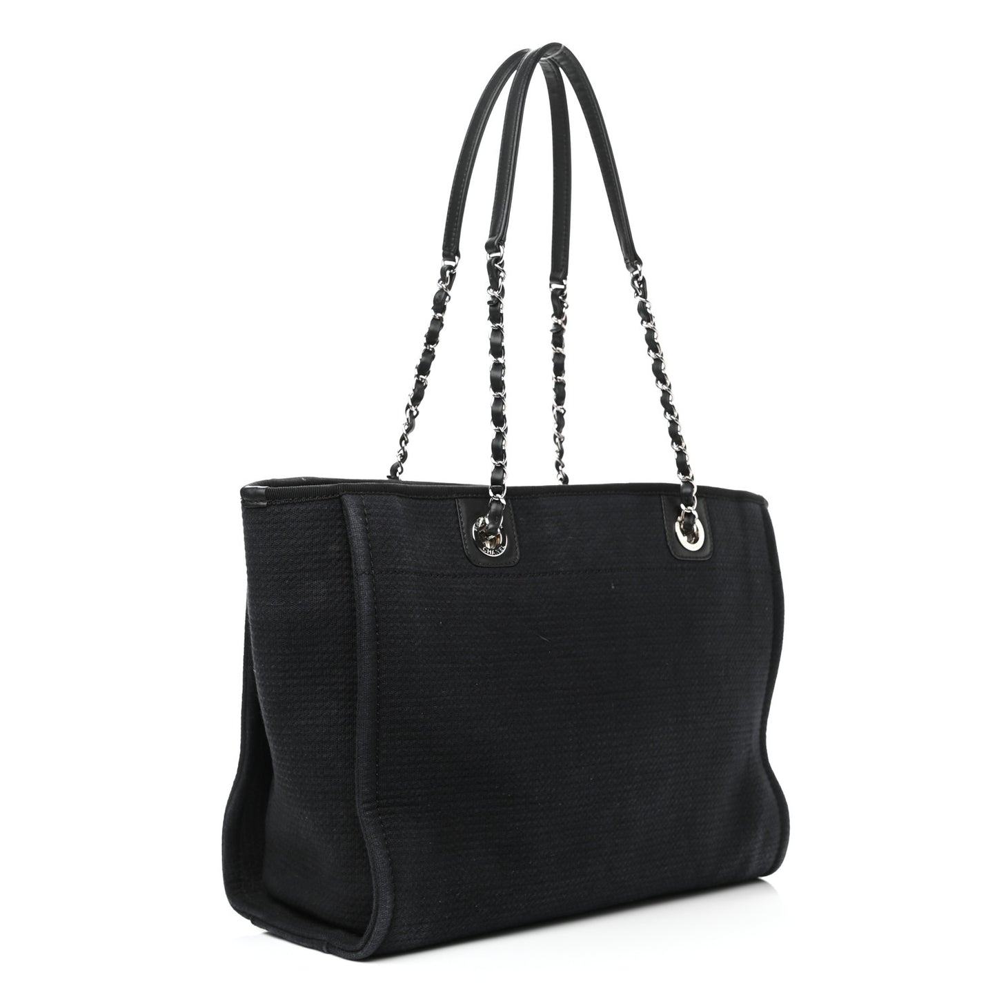 Mixed Fibers Small Deauville Tote Black