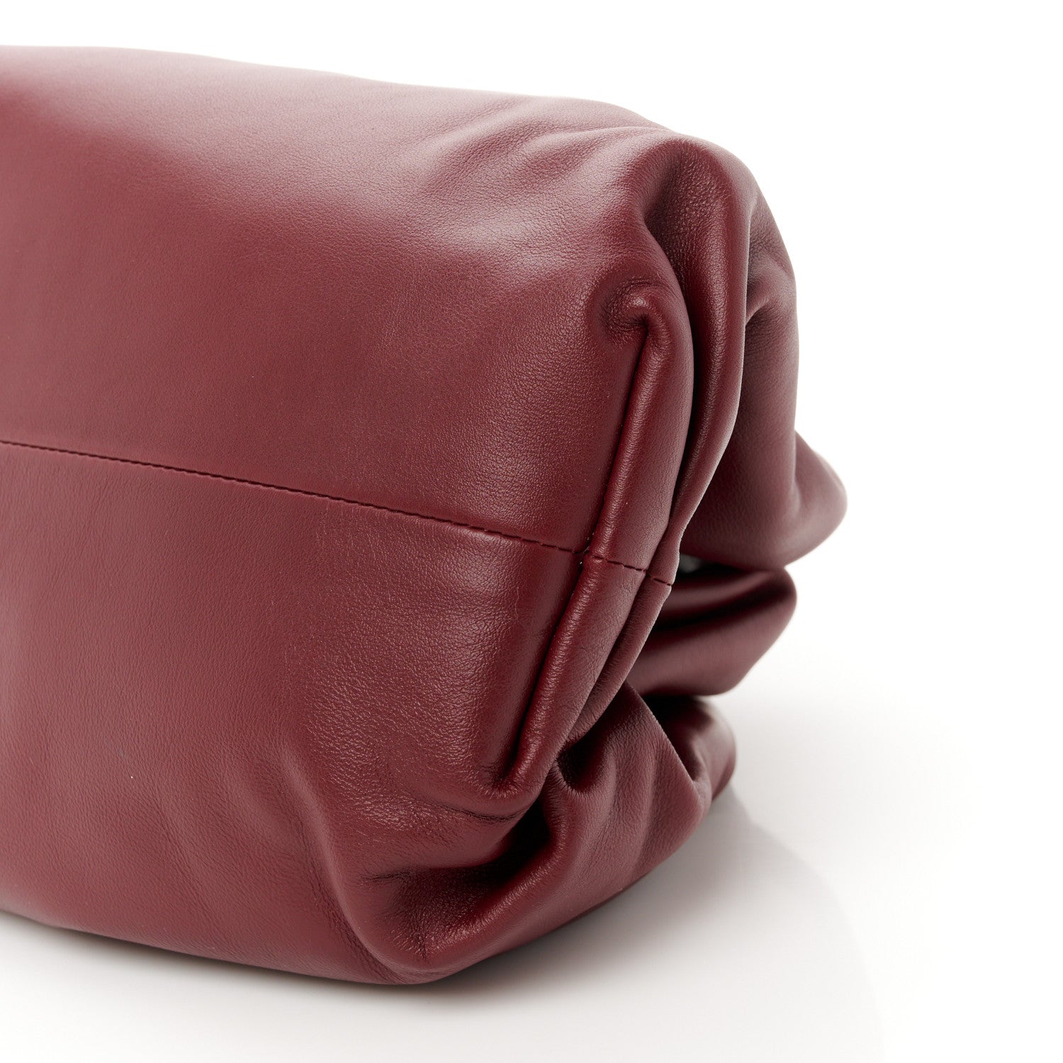 Bottega Veneta Smooth Butter Calf The Pouch Oversized Clutch Bordeaux 11 of 11