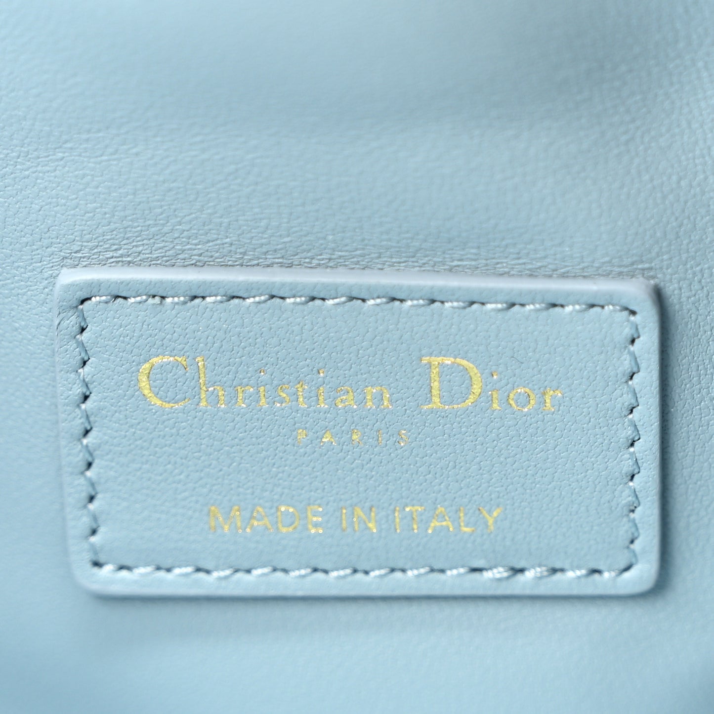 Calfskin Macrocannage Medium Diortravel Nomad Pouch Bracing Blue