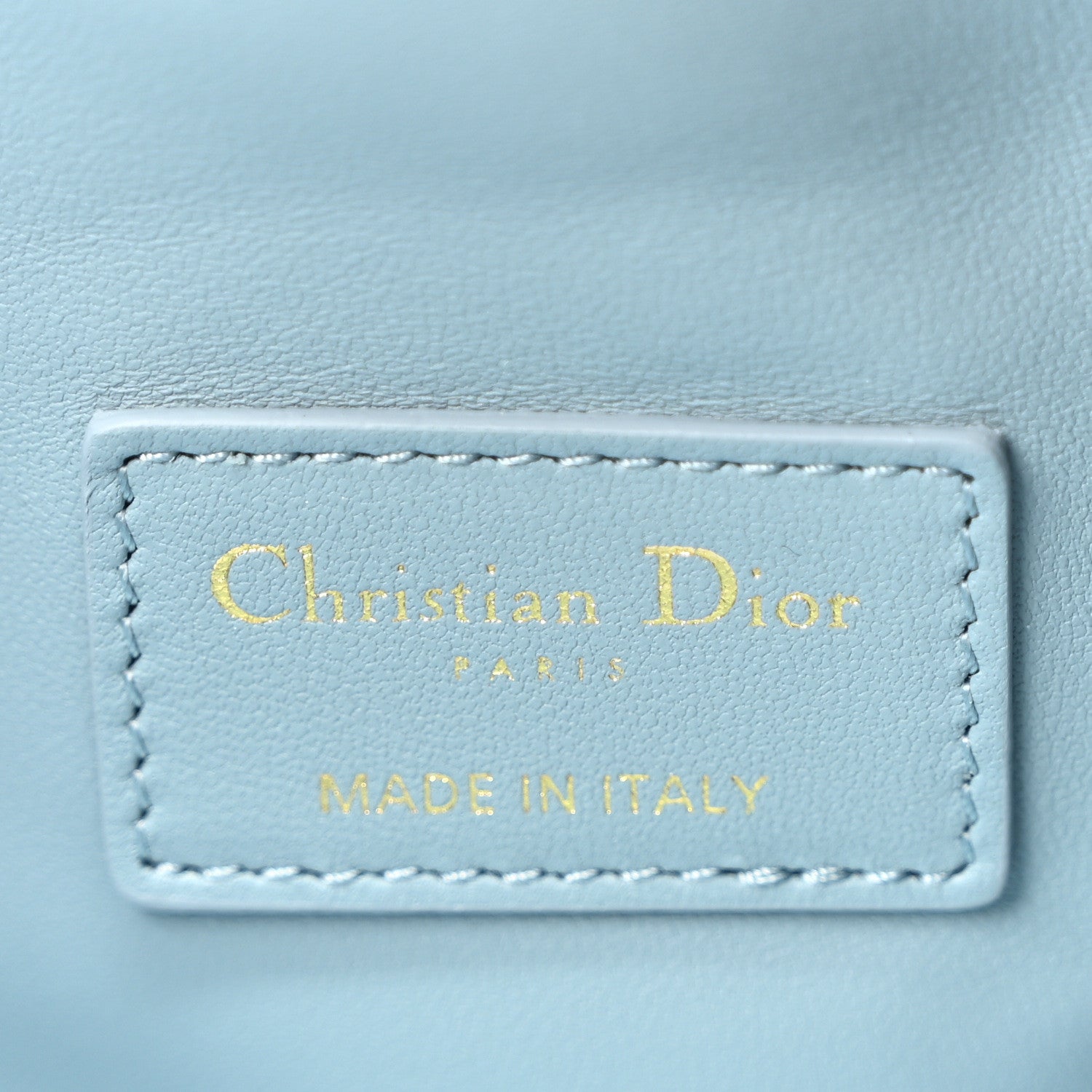 Christian Dior Calfskin Macrocannage Medium Diortravel Nomad Pouch Bracing Blue 6 of 10