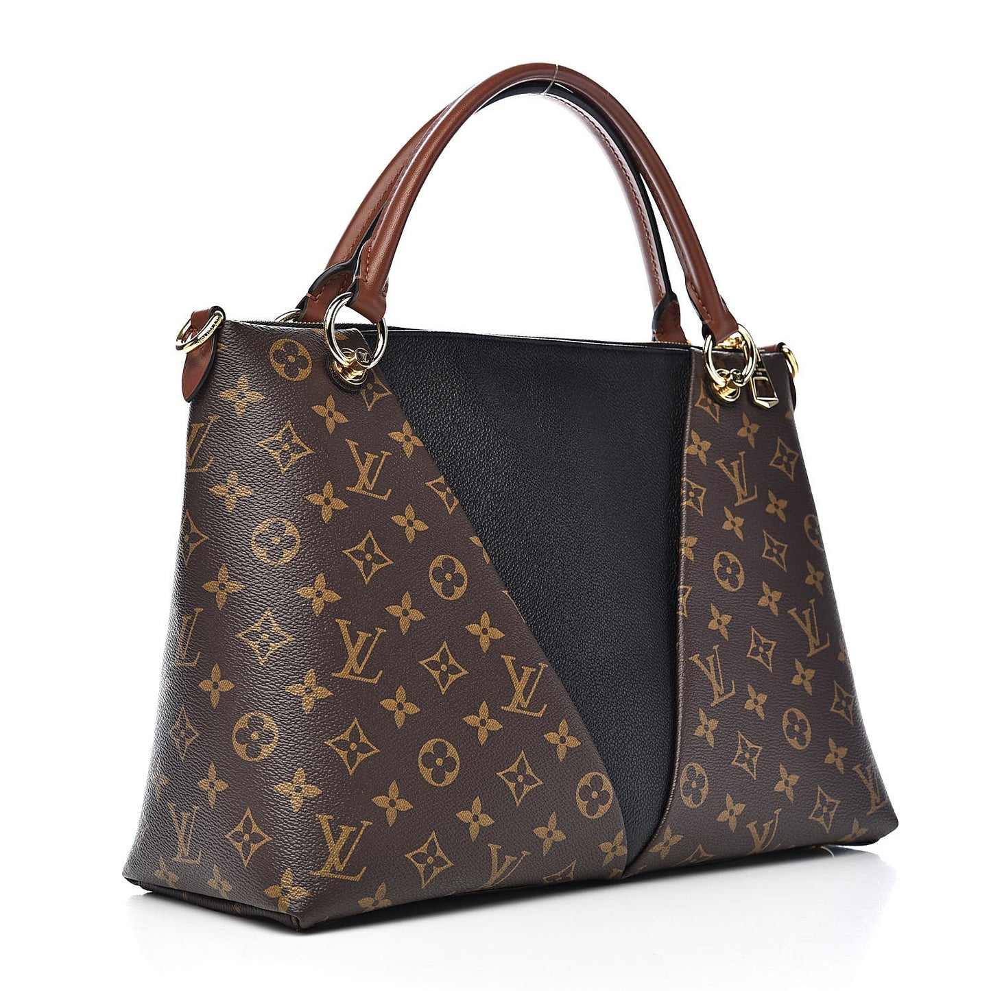 Monogram V Tote MM Black