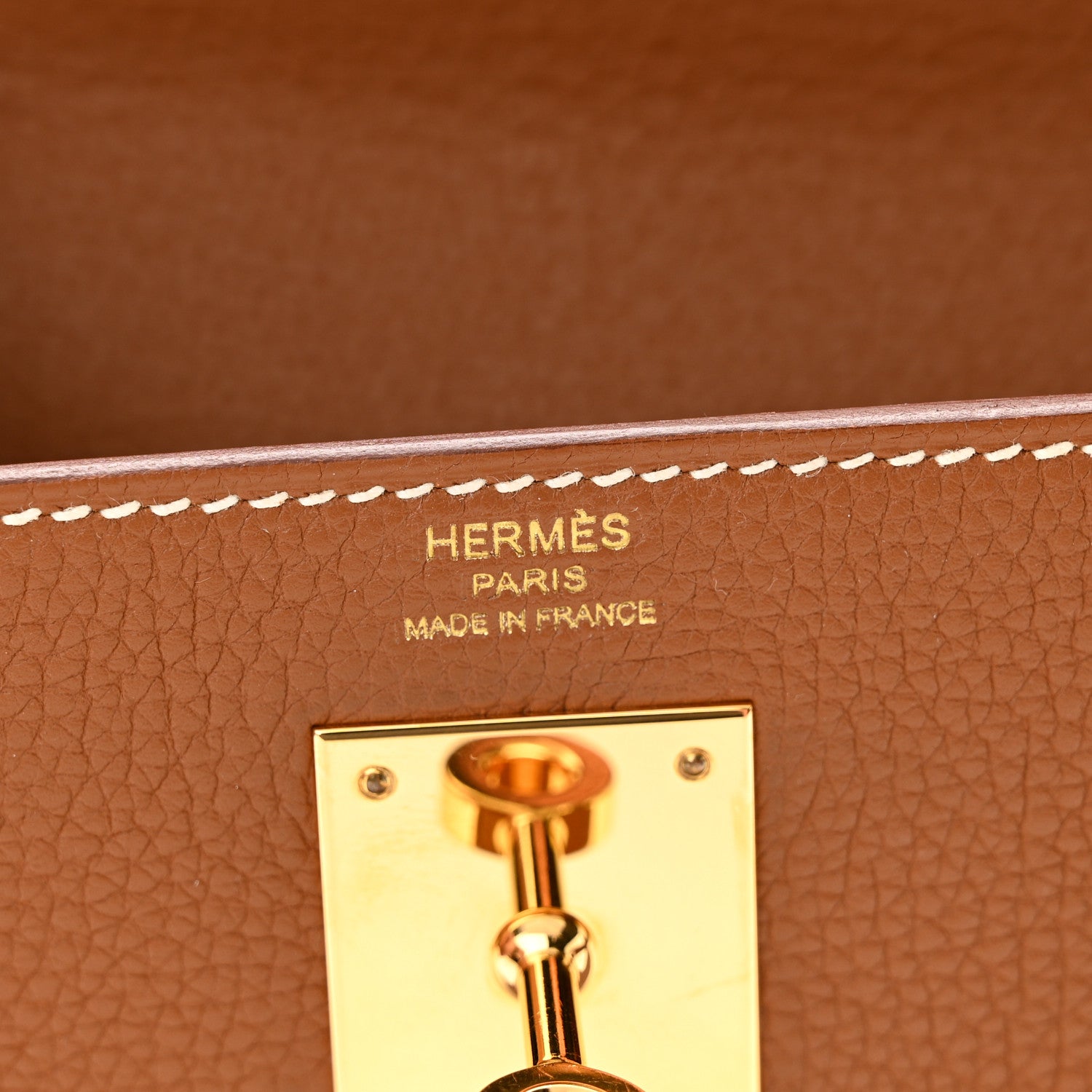 Hermes Togo Kelly Retourne 28 Gold 6 of 11