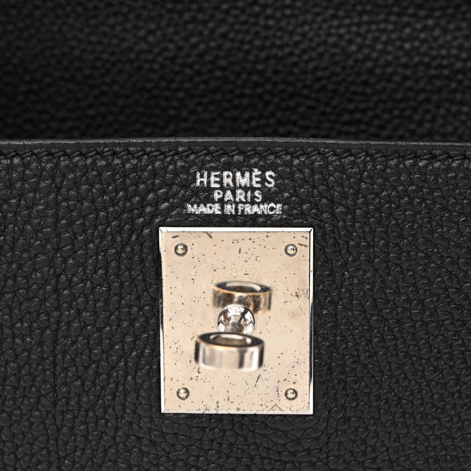 Hermes Togo Kelly Retourne 32 Black 6 of 14