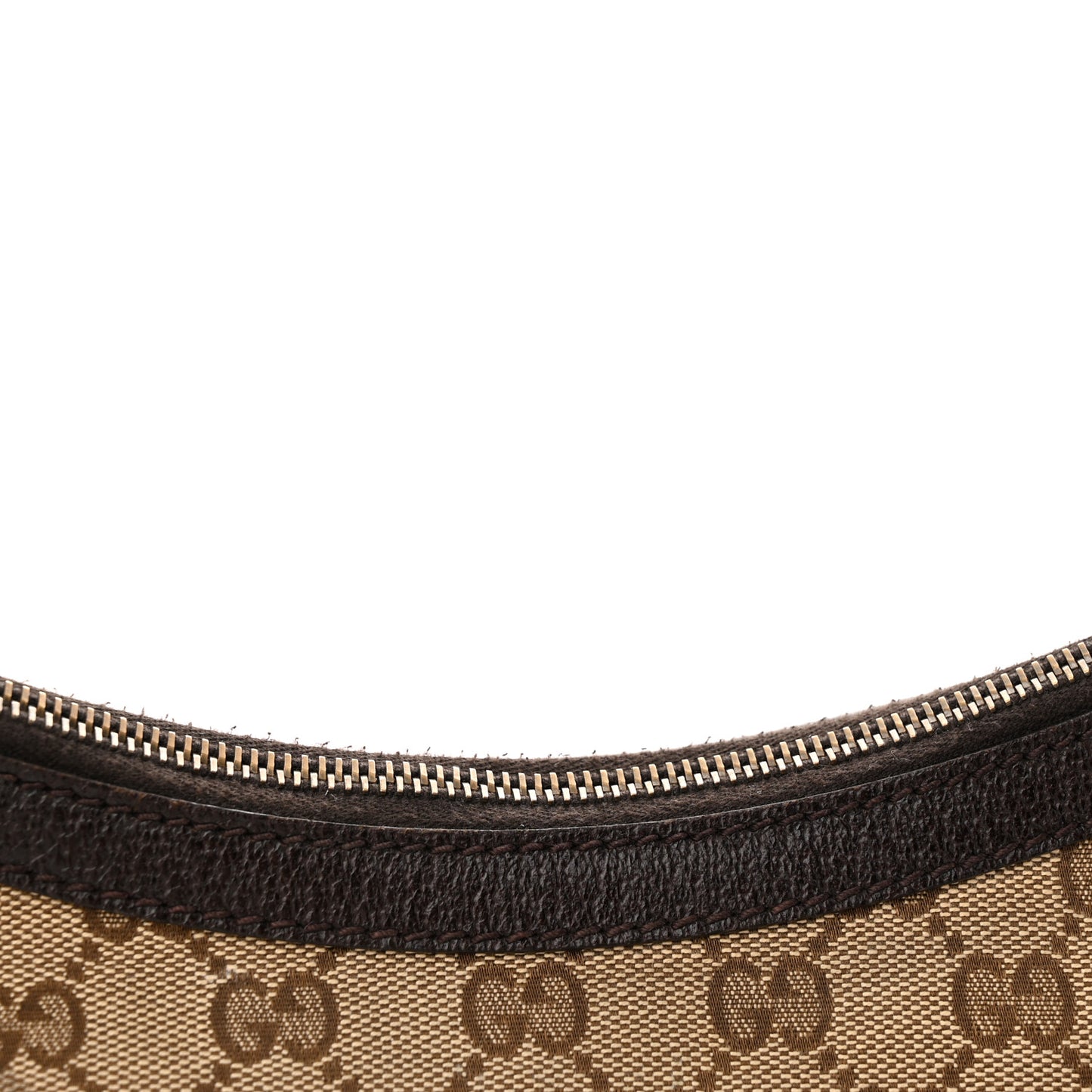 Monogram Medium Half Moon Hobo Dark Brown
