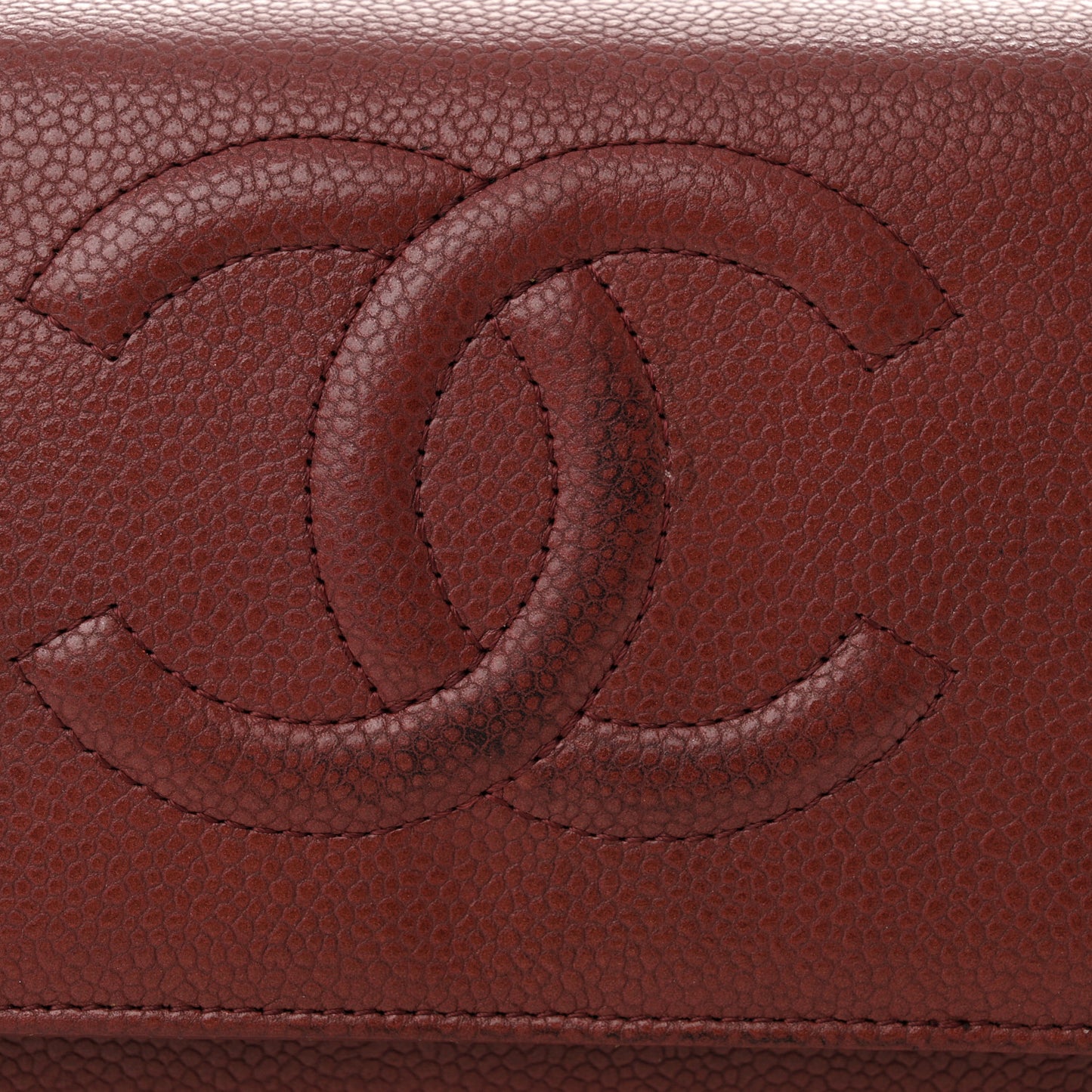 Caviar Timeless CC Wallet on Chain WOC Dark Red