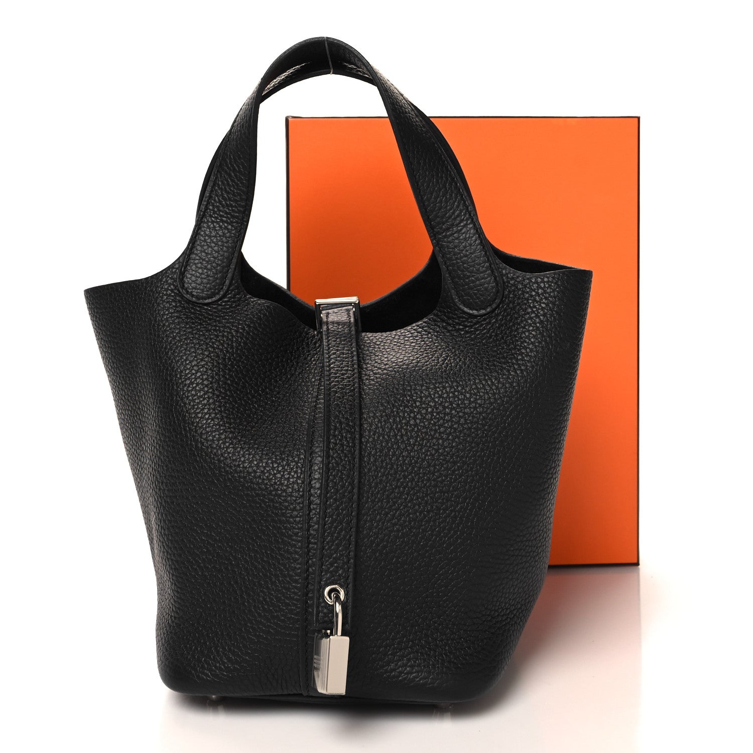 Hermes Taurillon Clemence Picotin Lock 18 PM Black 13 of 13