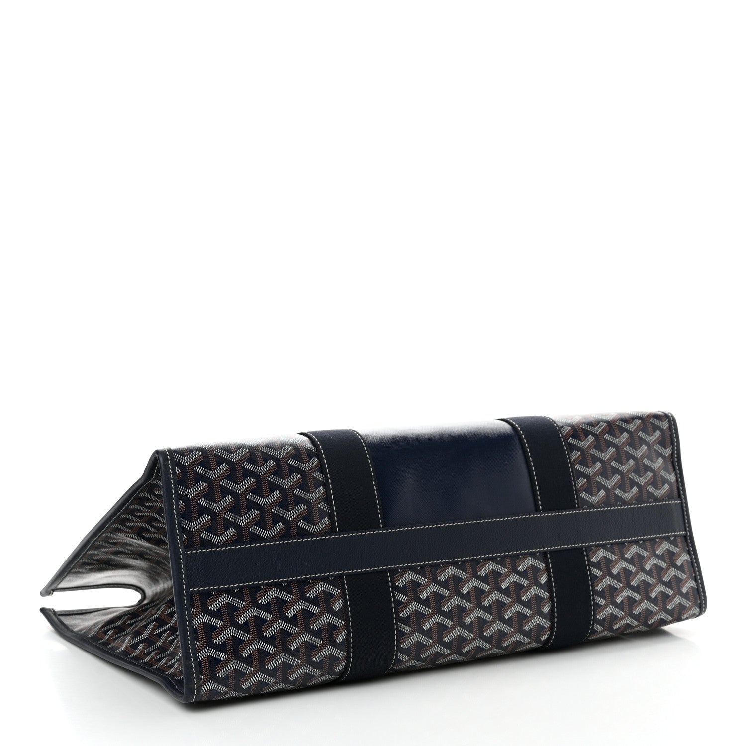 Goyard Goyardine Villette Tote Blue 4 of 10