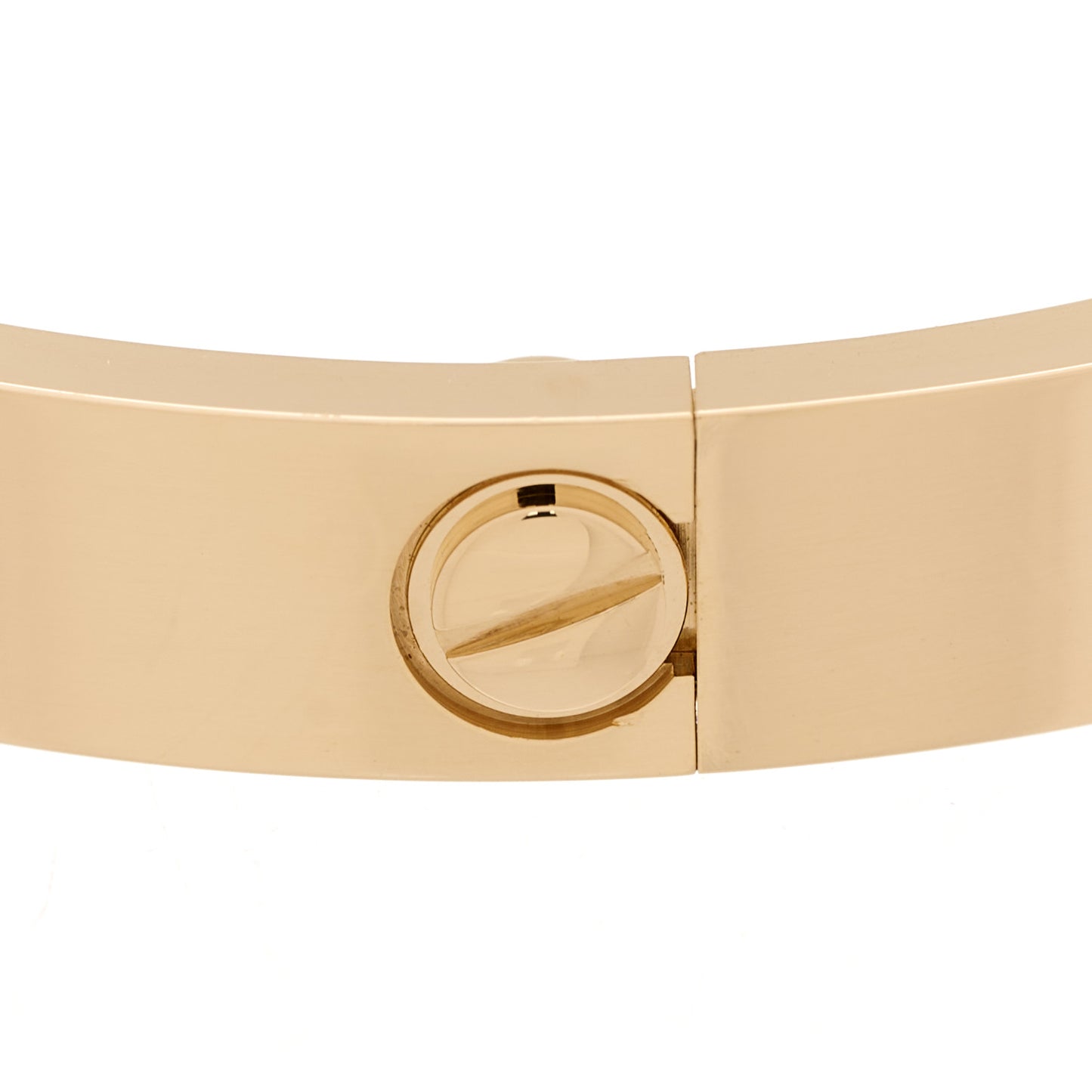 18K Yellow Gold 10 Diamond LOVE Bracelet 16