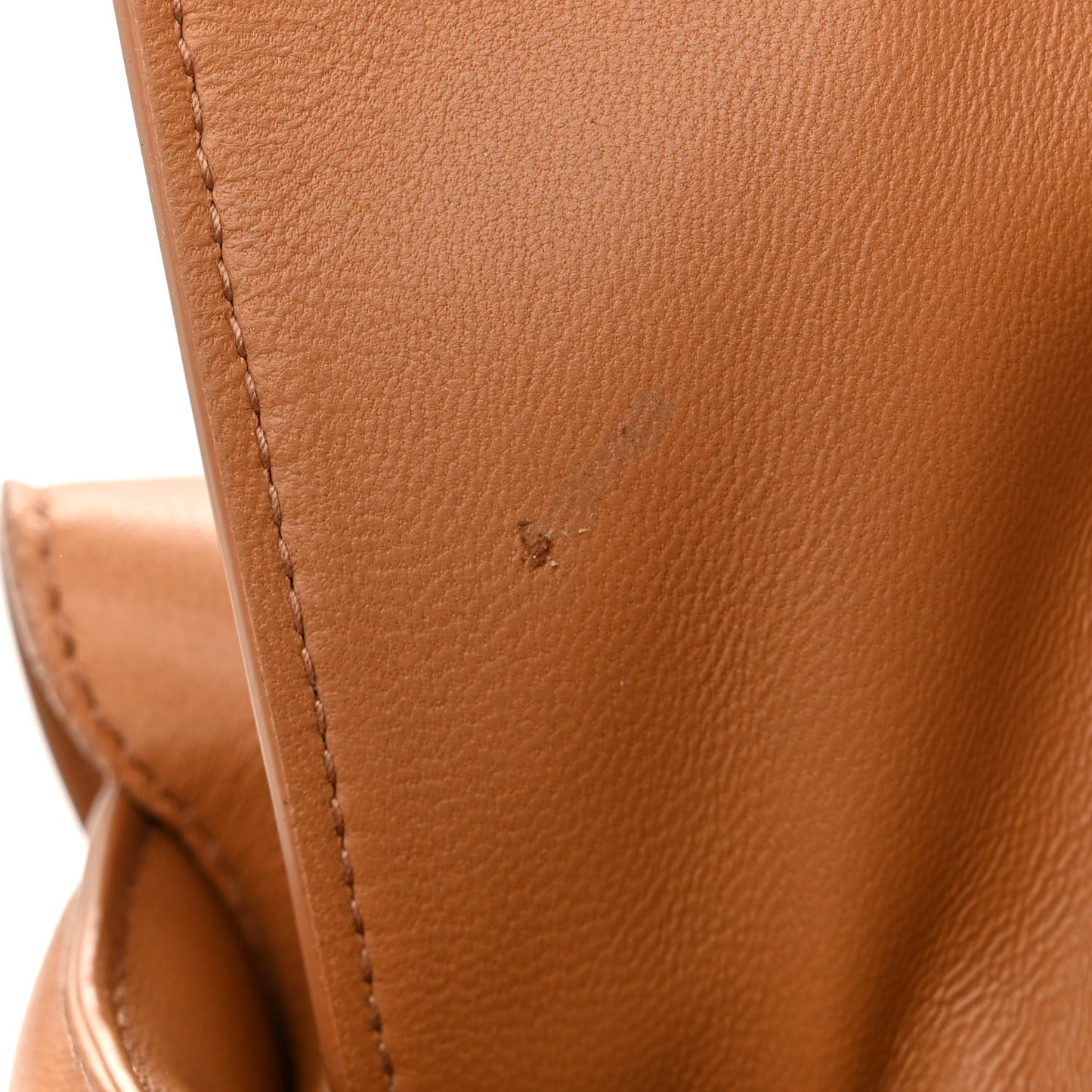 Nappa Maxi Intreccio Padded Cassette Crossbody Bag Caramel