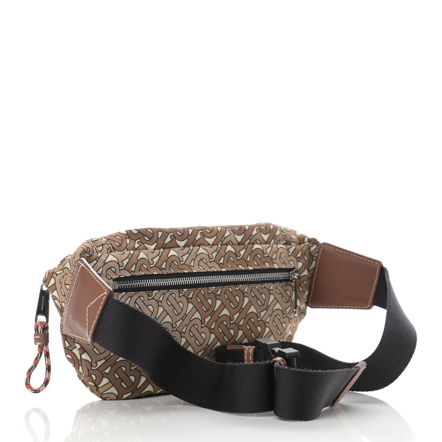 Nylon Monogram Bum Bag Beige