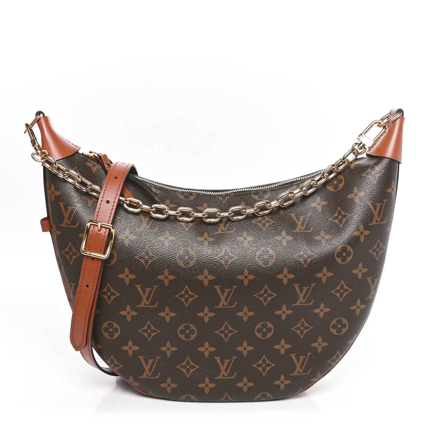 Reverse Monogram Loop Hobo