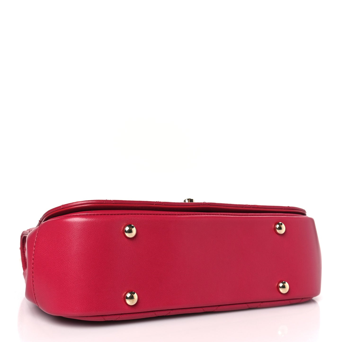 Lambskin Small Carry Chic Flap Dark Pink