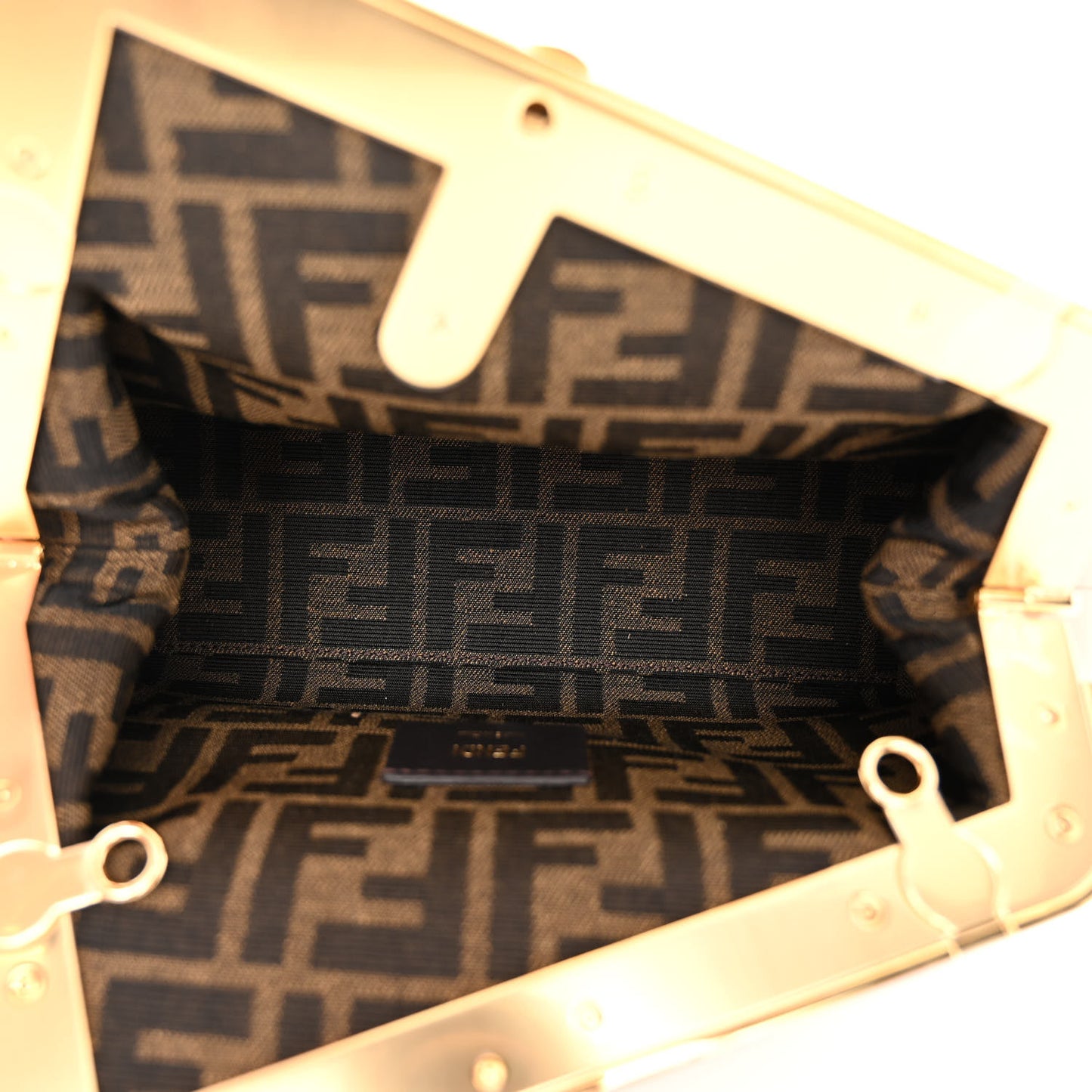 Shiny Nappa Small Fendi First Light Rose