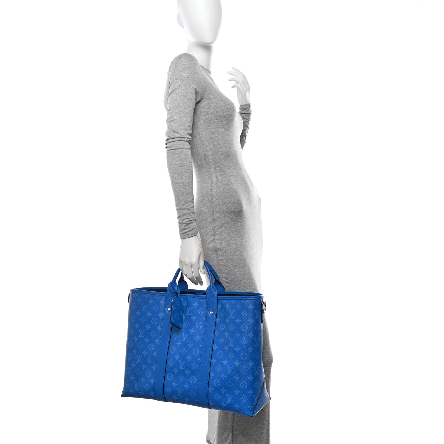 Monogram Eclipse Taigaramma Weekend Tote NM Agave Blue