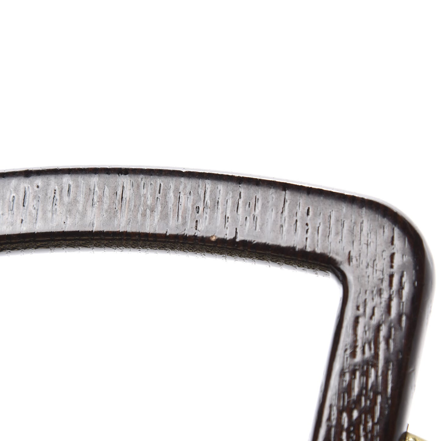 Metallic Calfskin Net Frame Tote Gold