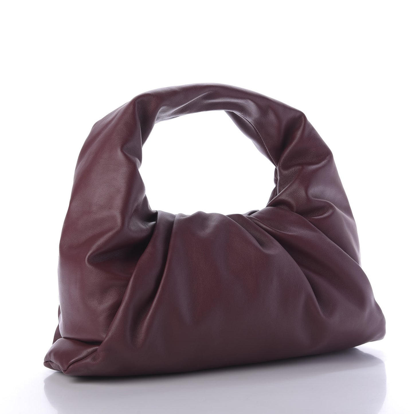 Smooth Butter Calfskin Small The Shoulder Pouch Dark Red